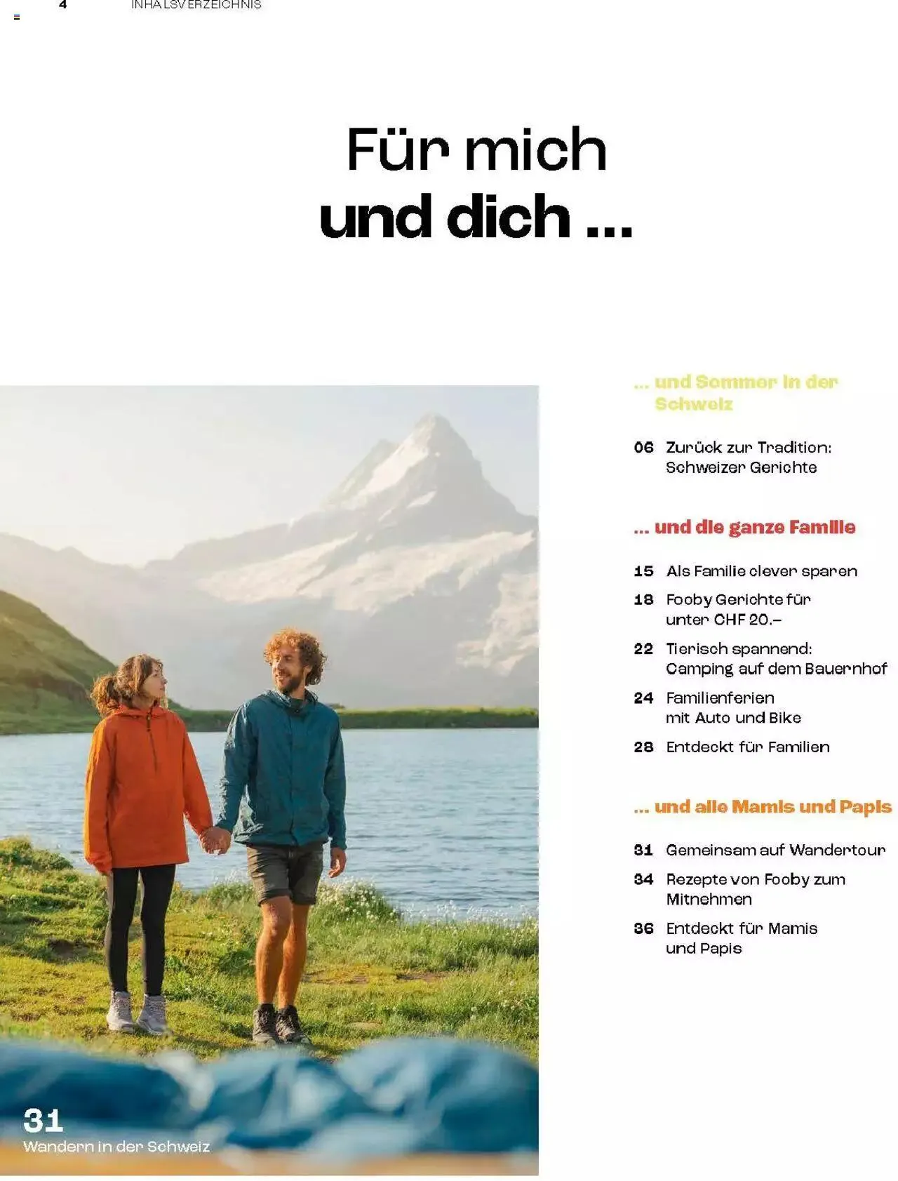 Coop Magazin Familien von 18. Juni bis 31. Dezember 2024 - Prospekt seite  4