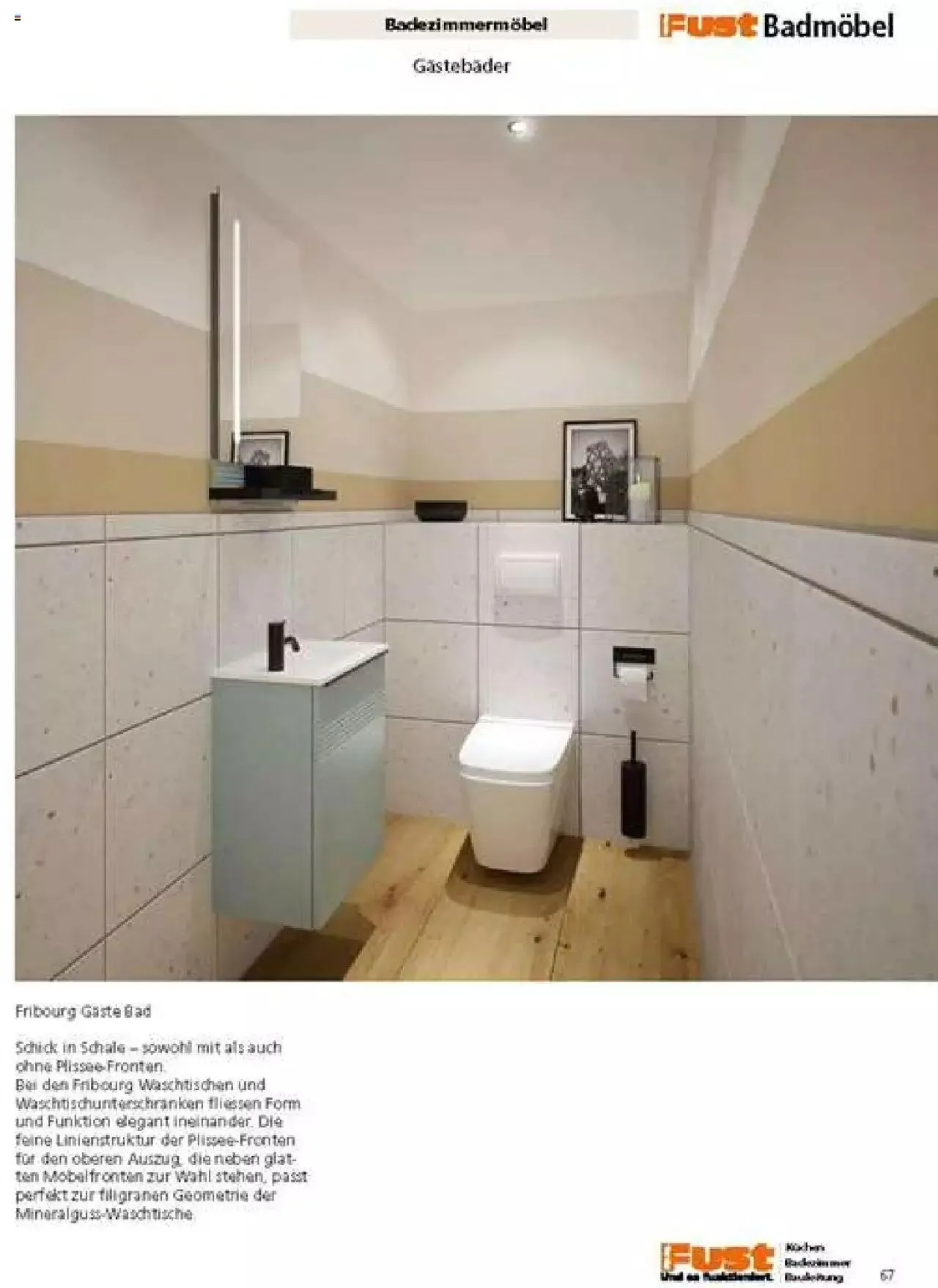 Fust Badezimmermagazin von 17. April bis 31. Dezember 2023 - Prospekt seite  67