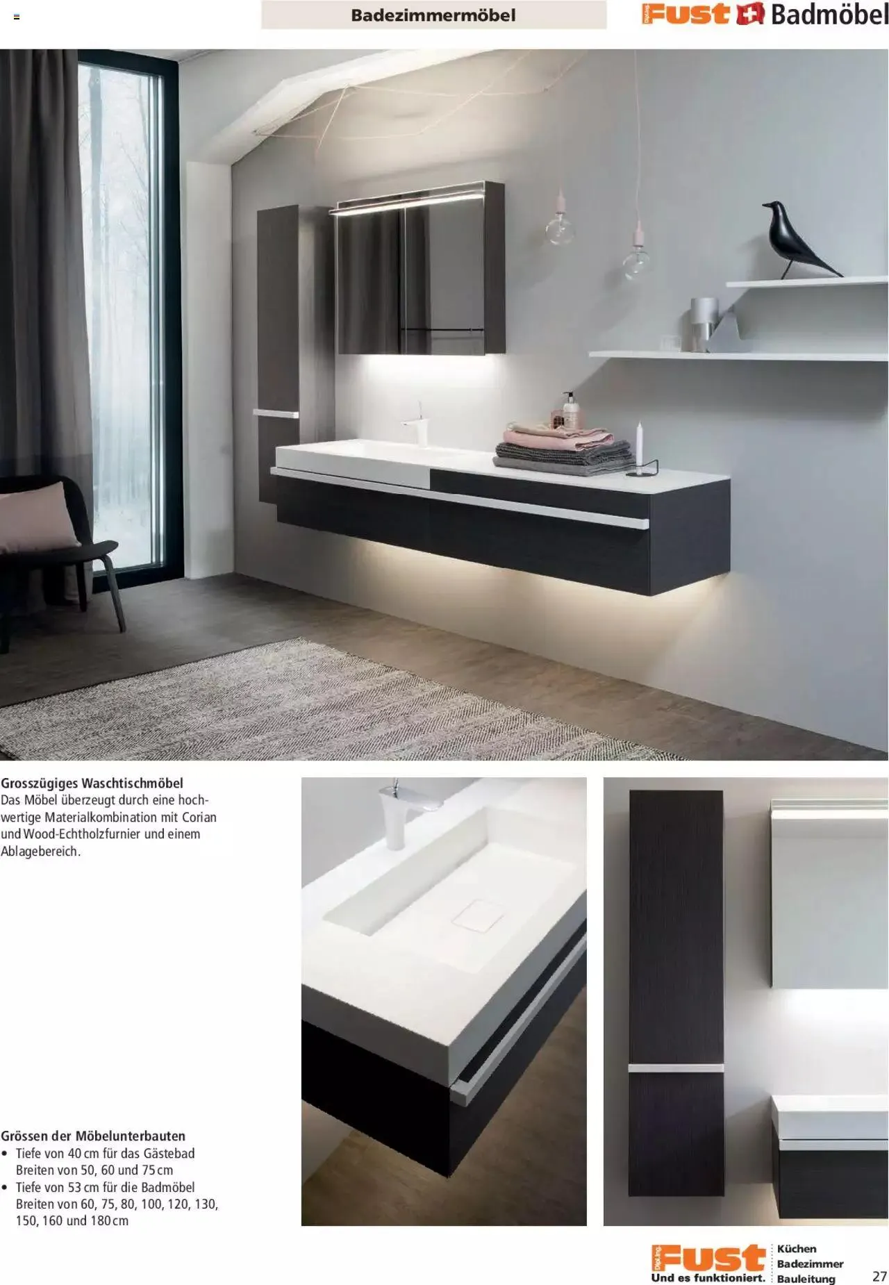 Fust Aktionen Badezimmermagazin von 17. April bis 31. Dezember 2024 - Prospekt seite 27
