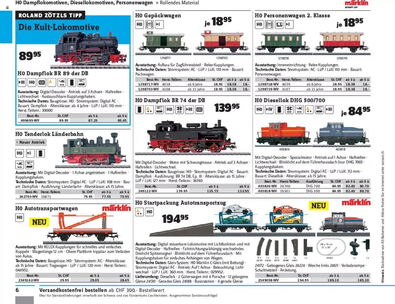 Conrad - Modellbahn 2021/22 von 1. Januar bis 31. Dezember 2023 - Prospekt seite 8