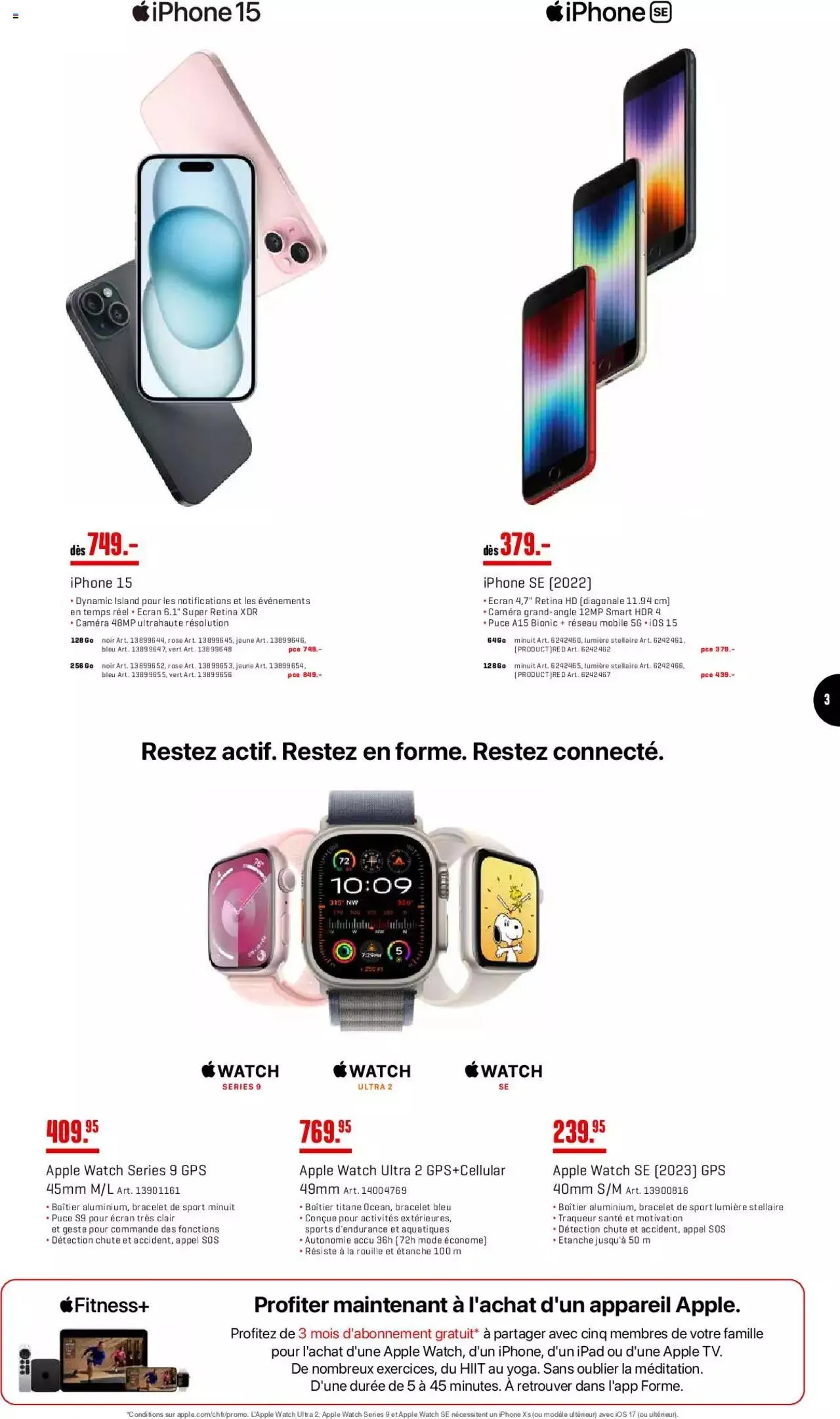 Interdiscount Mobile Prospekt FR von 24. Juni bis 7. Juli 2024 - Prospekt seite  3