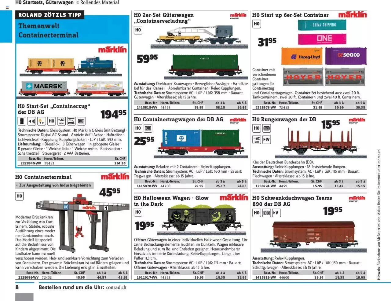 Conrad - Modellbahn 2021/22 von 1. Januar bis 31. Dezember 2023 - Prospekt seite  10