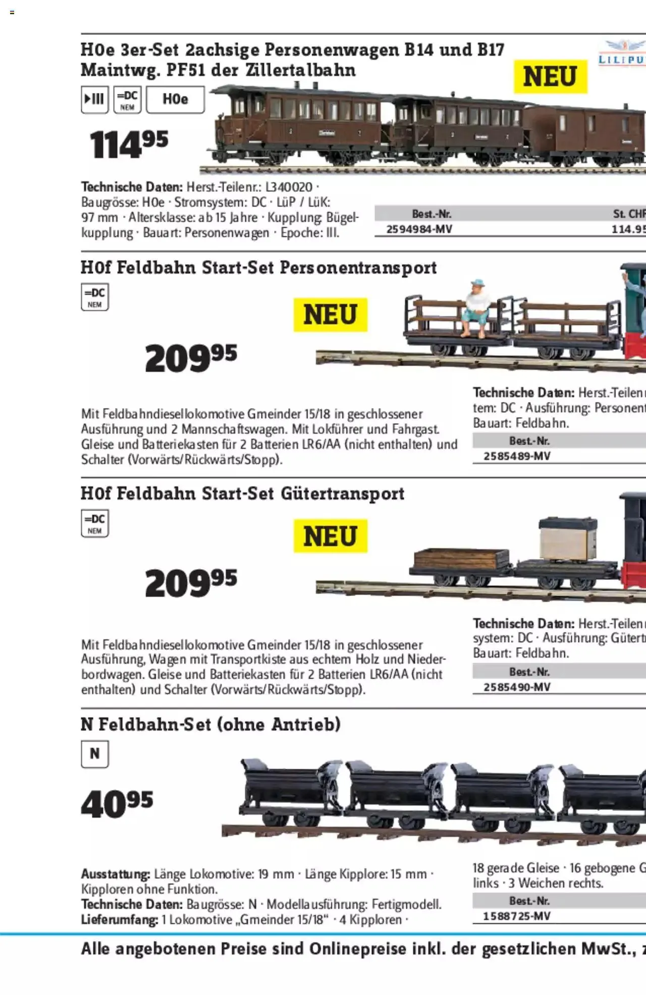Conrad - Modellbahn Katalog 2022/23 von 5. September bis 31. Dezember 2023 - Prospekt seite  101