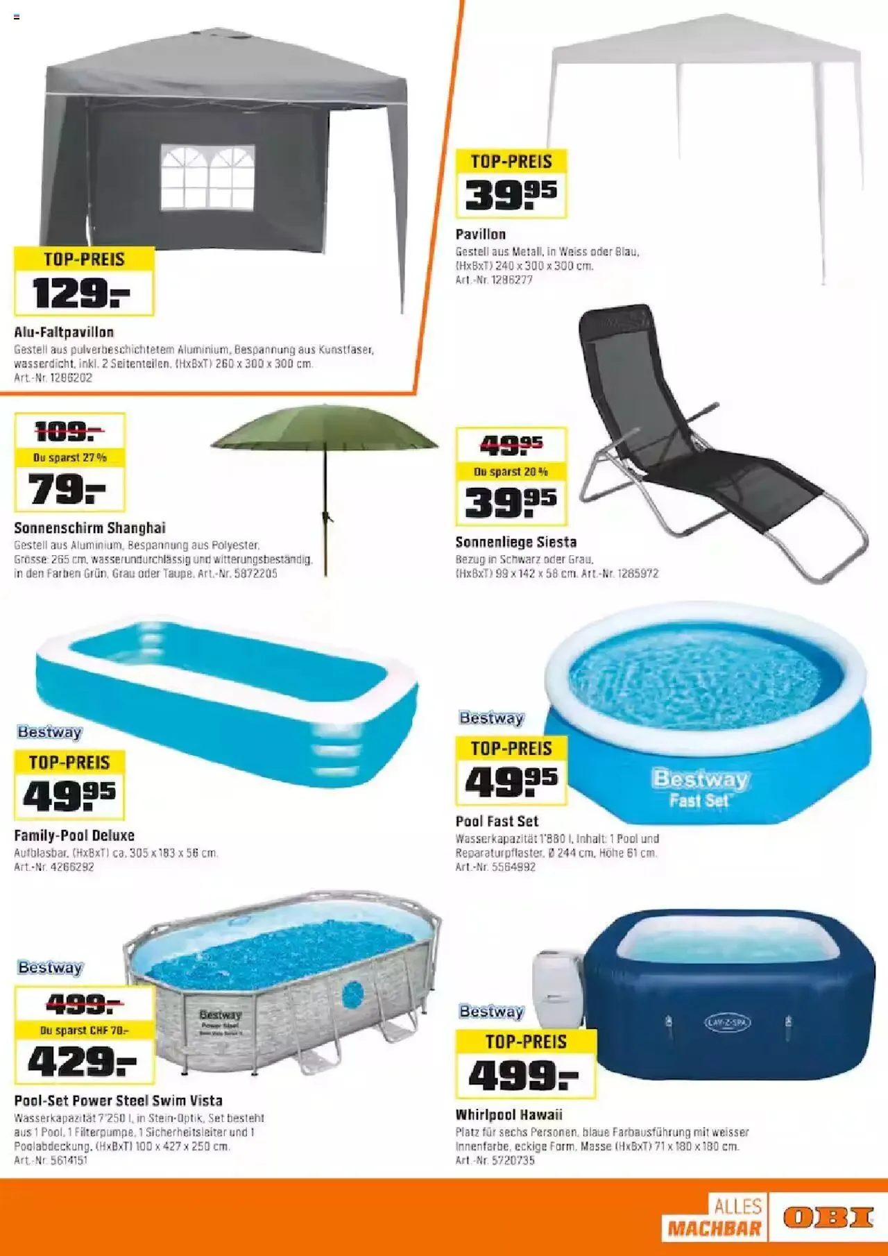 OBI Aktionen von 3. Juni bis 15. Juni 2024 - Prospekt seite 3