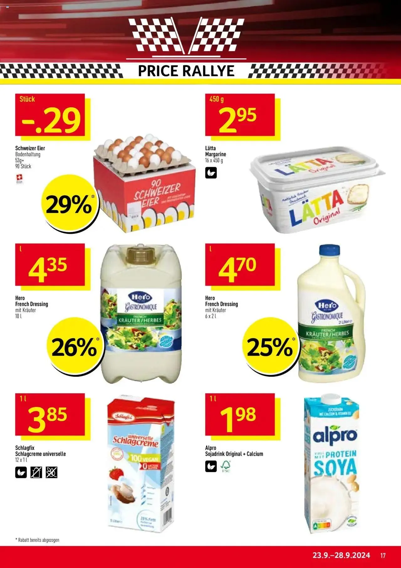 Prodega Aktionen von 23. September bis 28. September 2024 - Prospekt seite  17