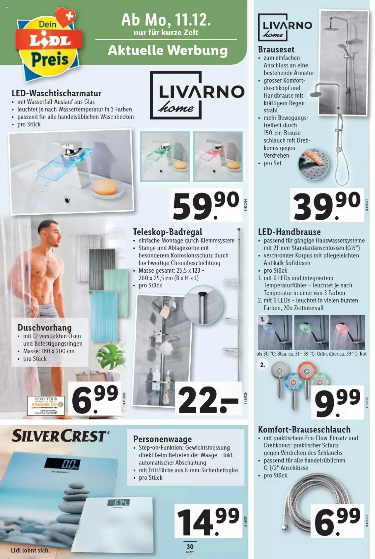 Lidl Aktionen von 7. Dezember bis 13. Dezember 2023 - Prospekt seite 30