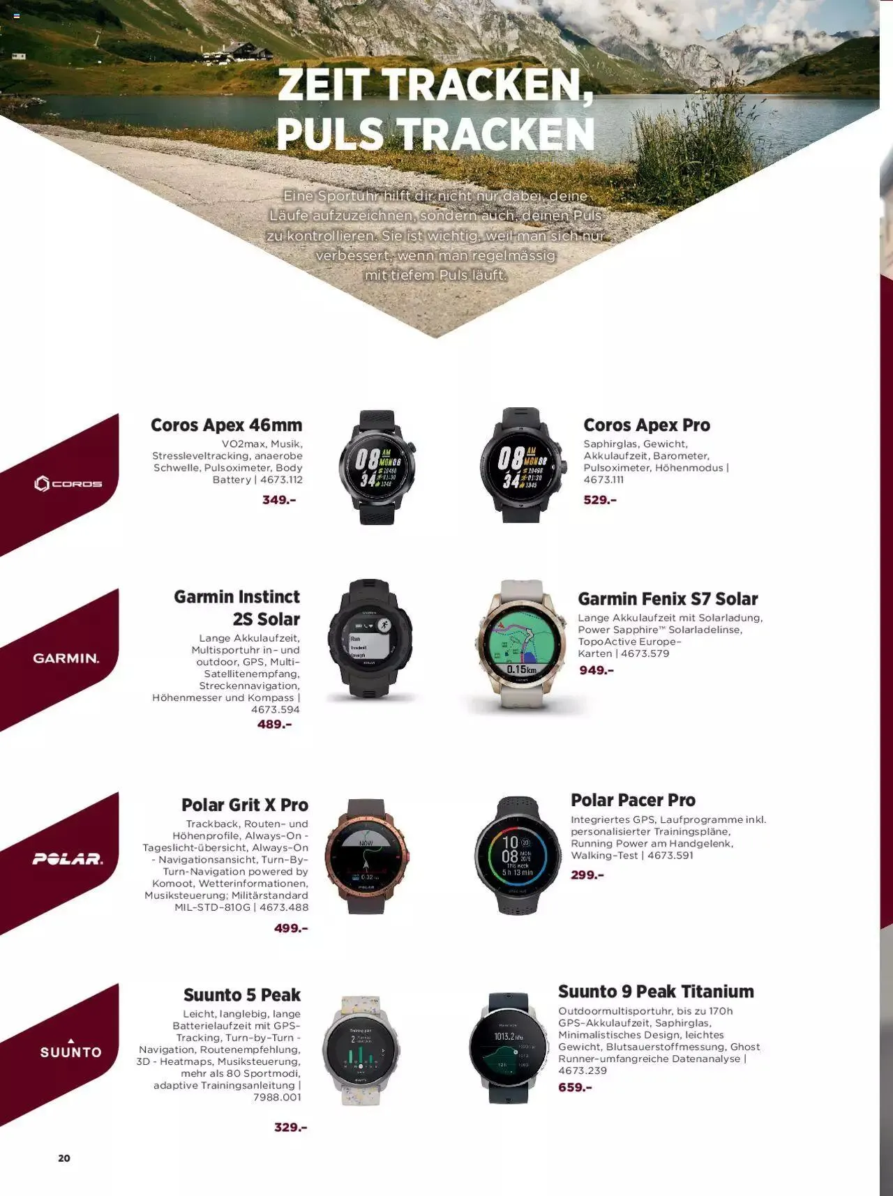 SportXX - Running Herbst / Winter 2022 von 20. September bis 31. Dezember 2023 - Prospekt seite  20