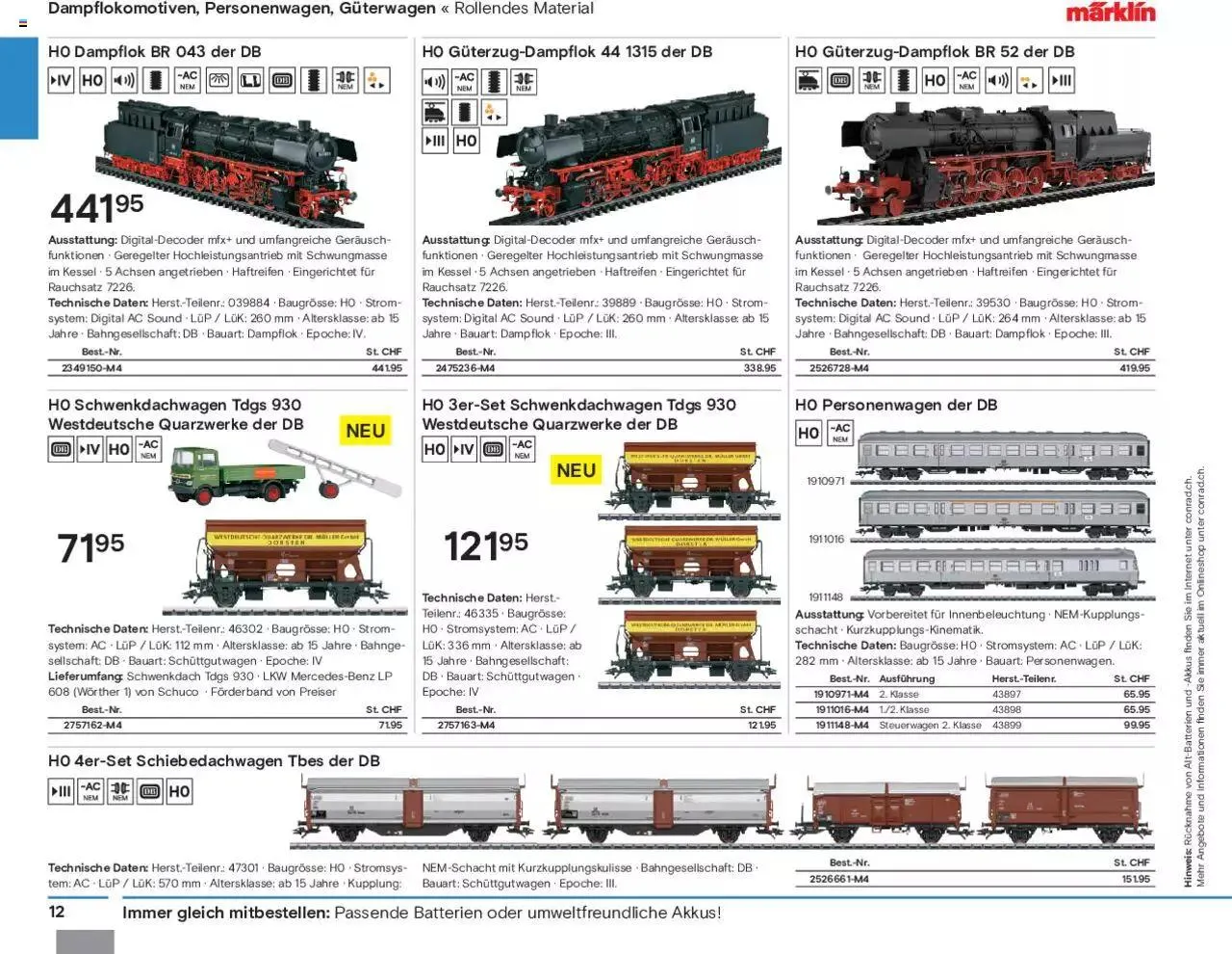 Conrad Modellbahn Katalog 2023/24 von 5. September bis 31. Dezember 2024 - Prospekt seite  14