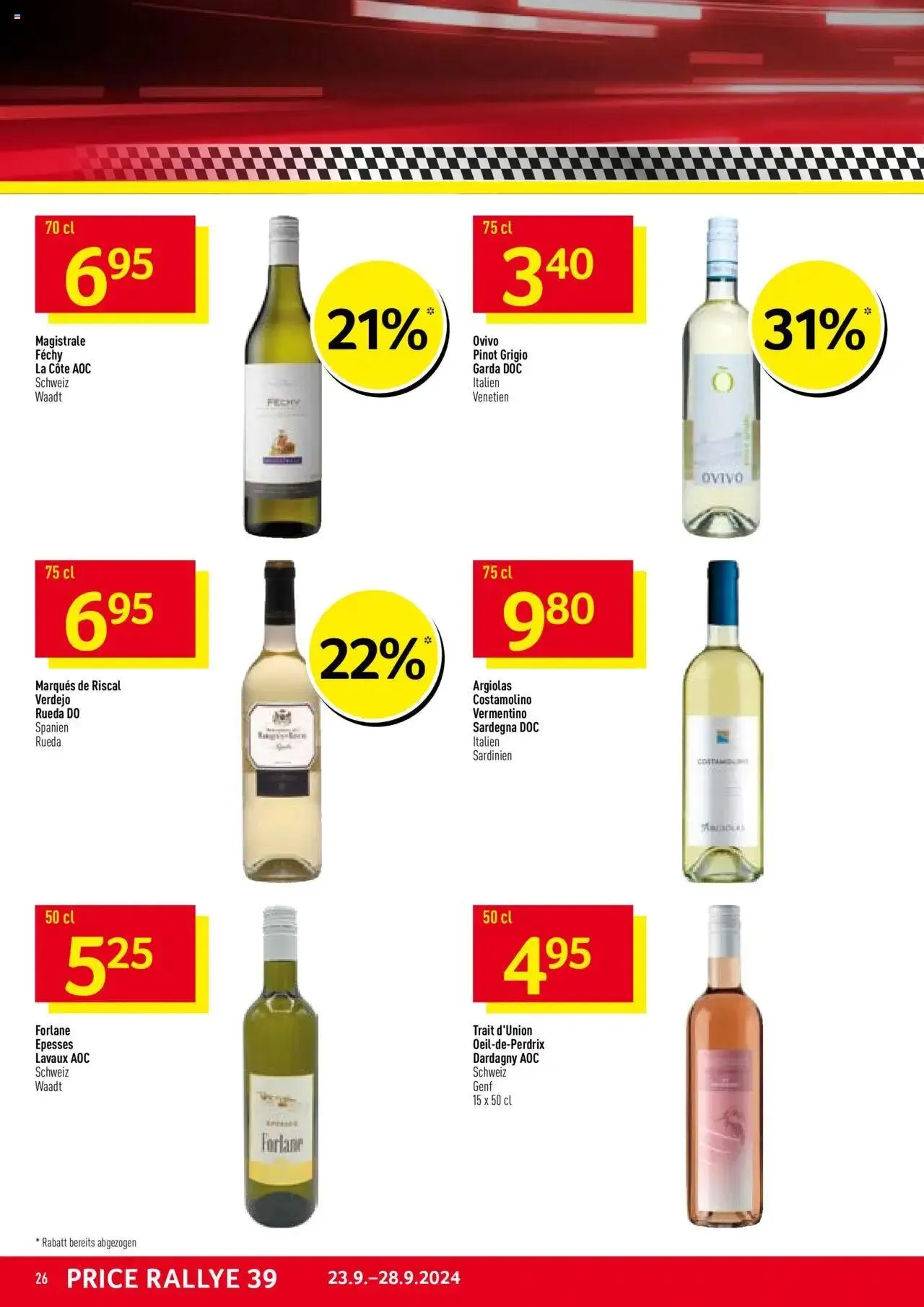 Prodega Aktionen von 23. September bis 28. September 2024 - Prospekt seite  26