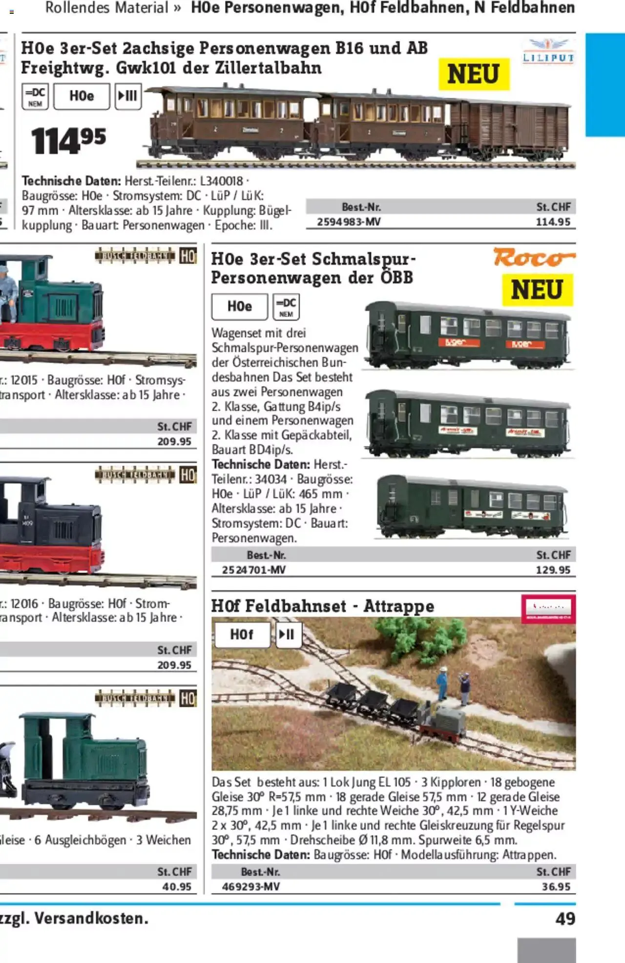 Conrad - Modellbahn Katalog 2022/23 von 5. September bis 31. Dezember 2023 - Prospekt seite  102