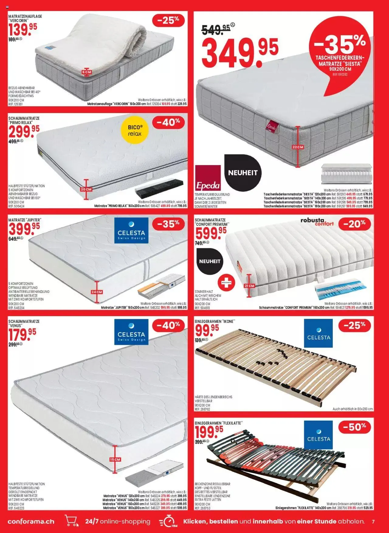 Conforama Rabatt von 24. Oktober bis 6. November 2023 - Prospekt seite 7