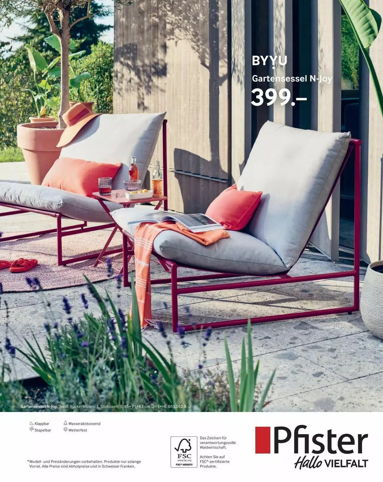 Pfister Aktionen Garten 2023 von 23. Februar bis 31. Dezember 2023 - Prospekt seite  32