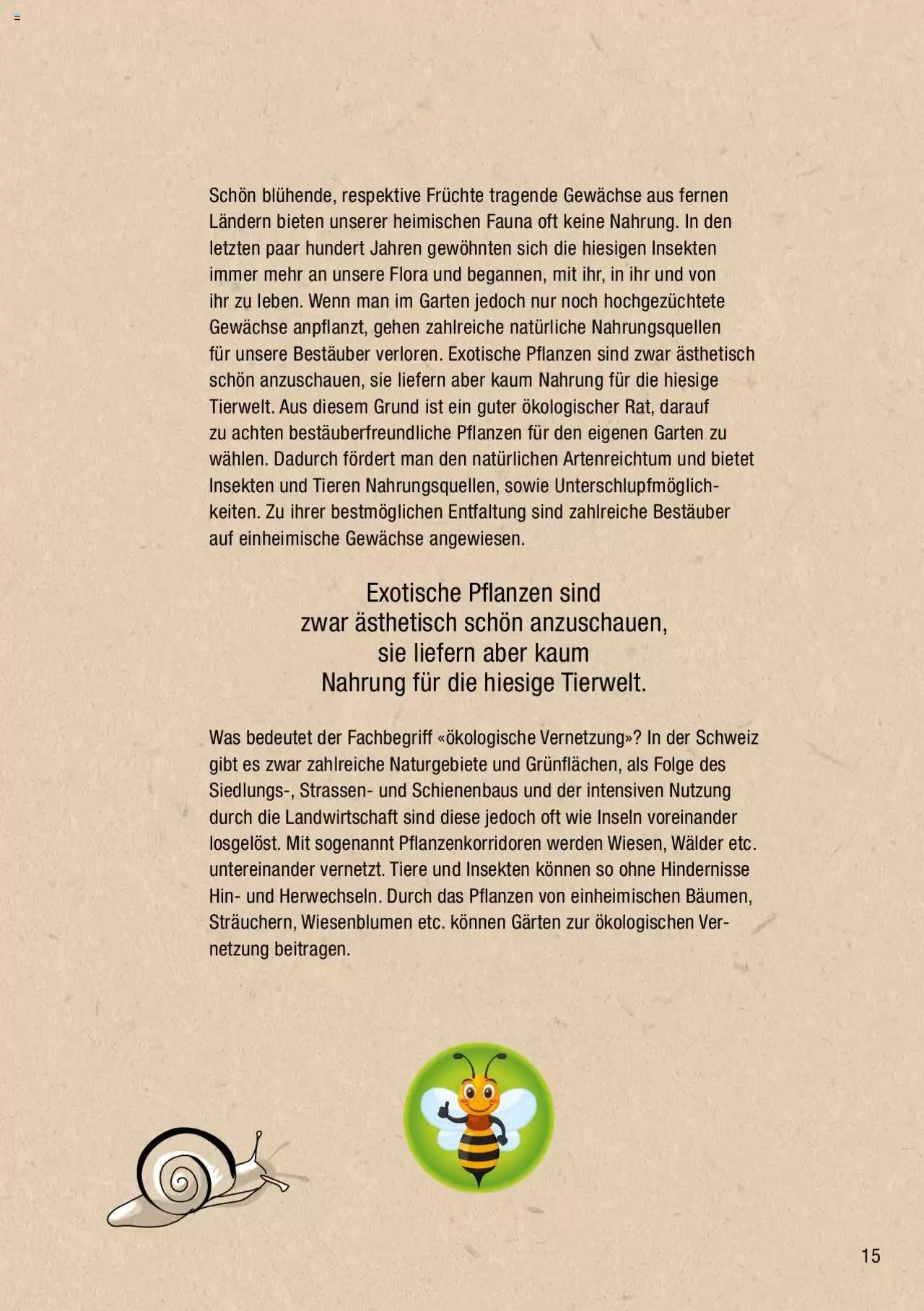 DO IT+GARDEN MIGROS - Biodiversität Broschüre von 9. März bis 31. Dezember 2023 - Prospekt seite  15