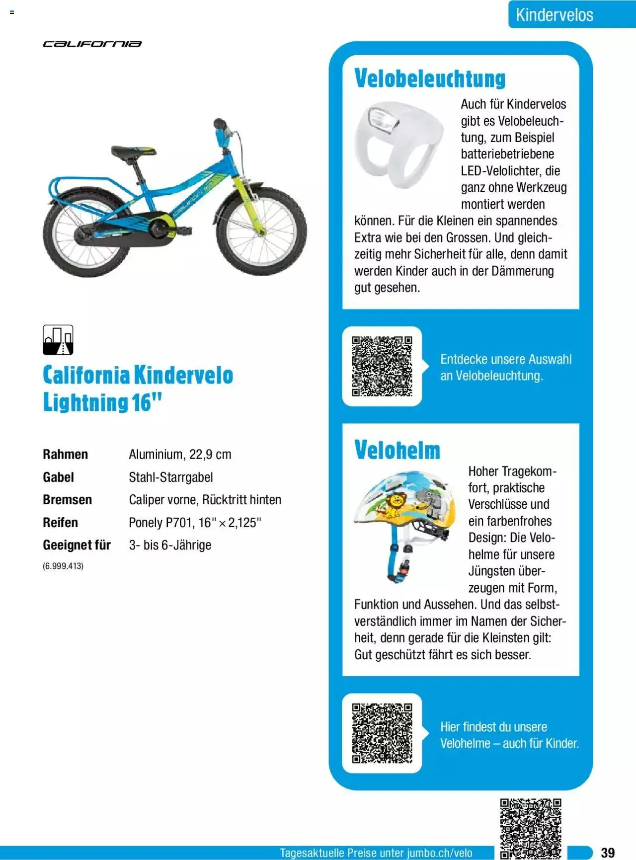 Jumbo Aktionen Dein Velo 2024 von 29. Januar bis 31. Dezember 2024 - Prospekt seite  39