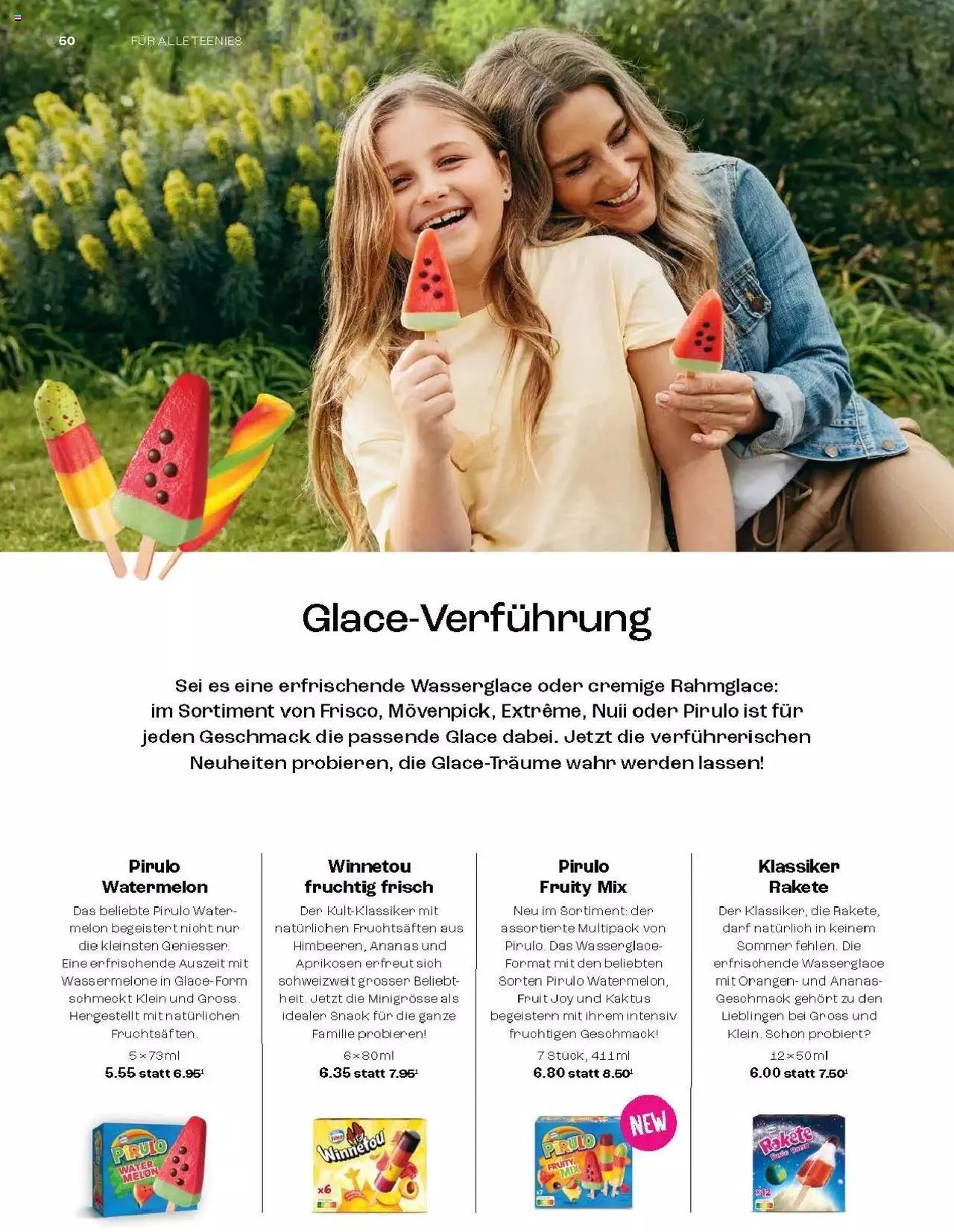 Coop Magazin Familien von 18. Juni bis 31. Dezember 2024 - Prospekt seite  50