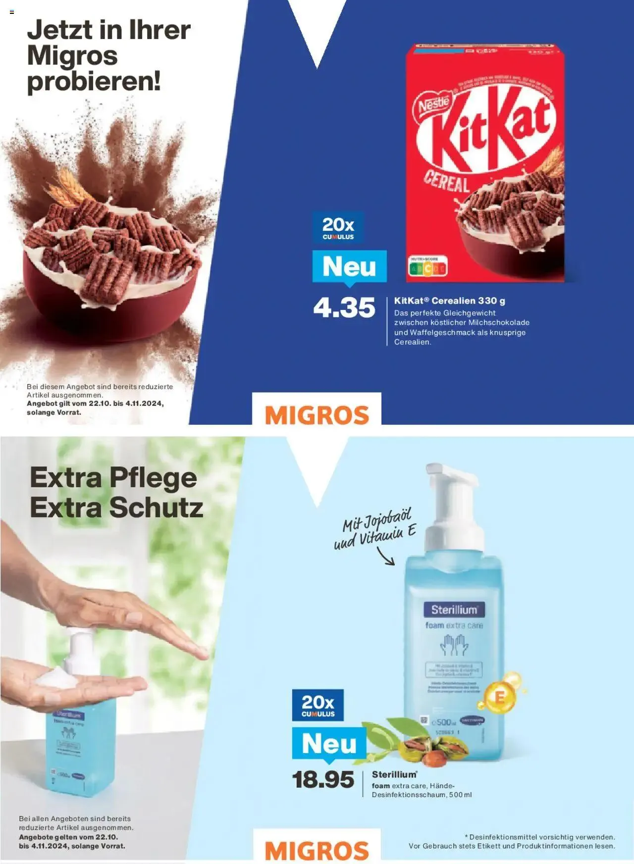 Migros - Magazin von 21. Oktober bis 27. Oktober 2024 - Prospekt seite 72