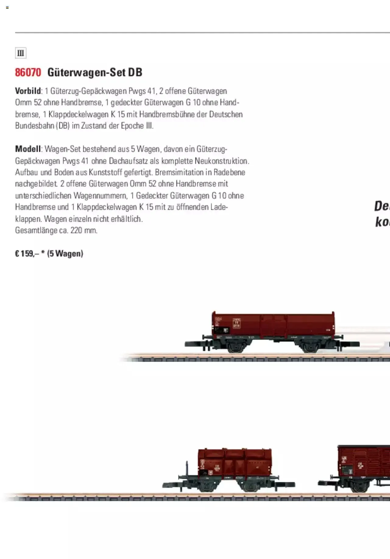 Conrad - Märklin Neuheiten 2022 von 28. März bis 31. Dezember 2023 - Prospekt seite  237