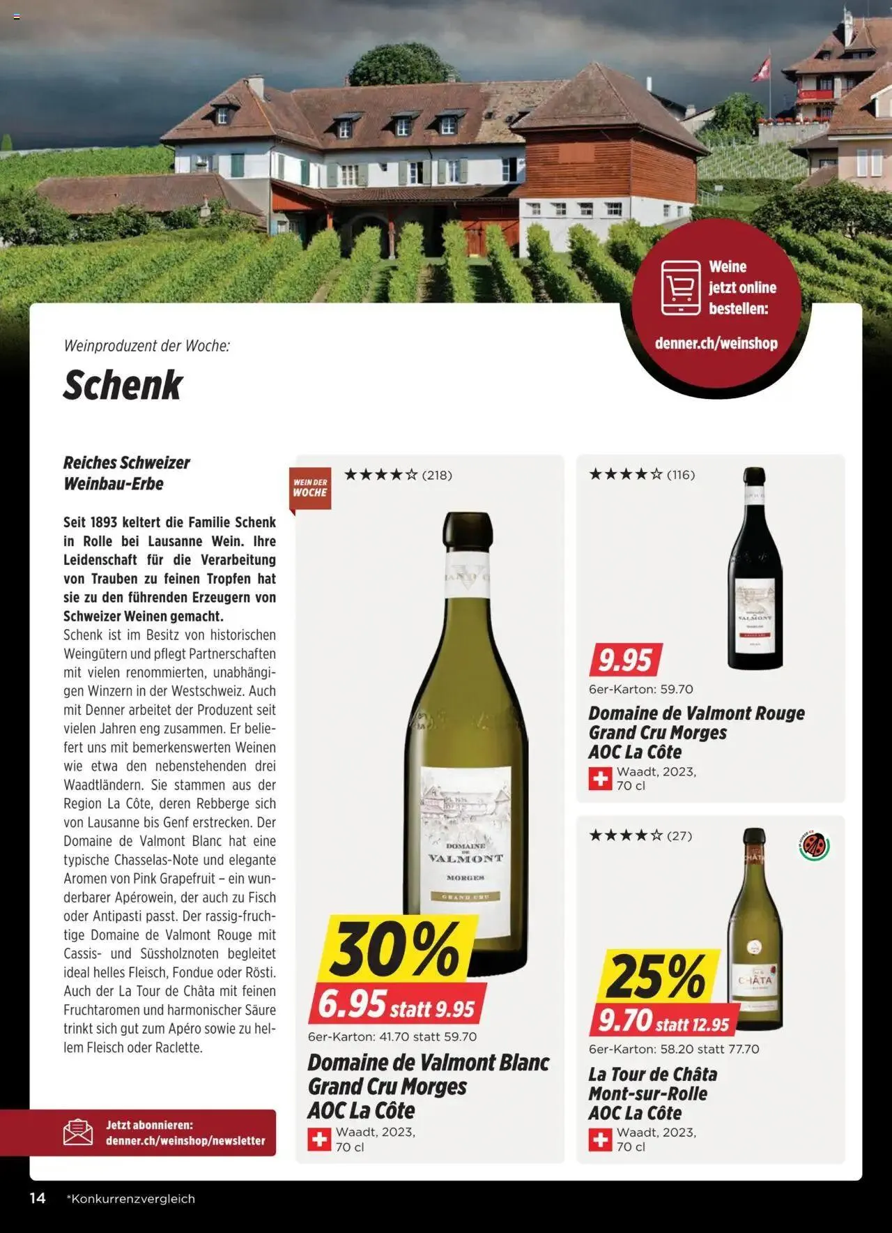 Denner Aktionen von 8. Oktober bis 14. Oktober 2024 - Prospekt seite  14