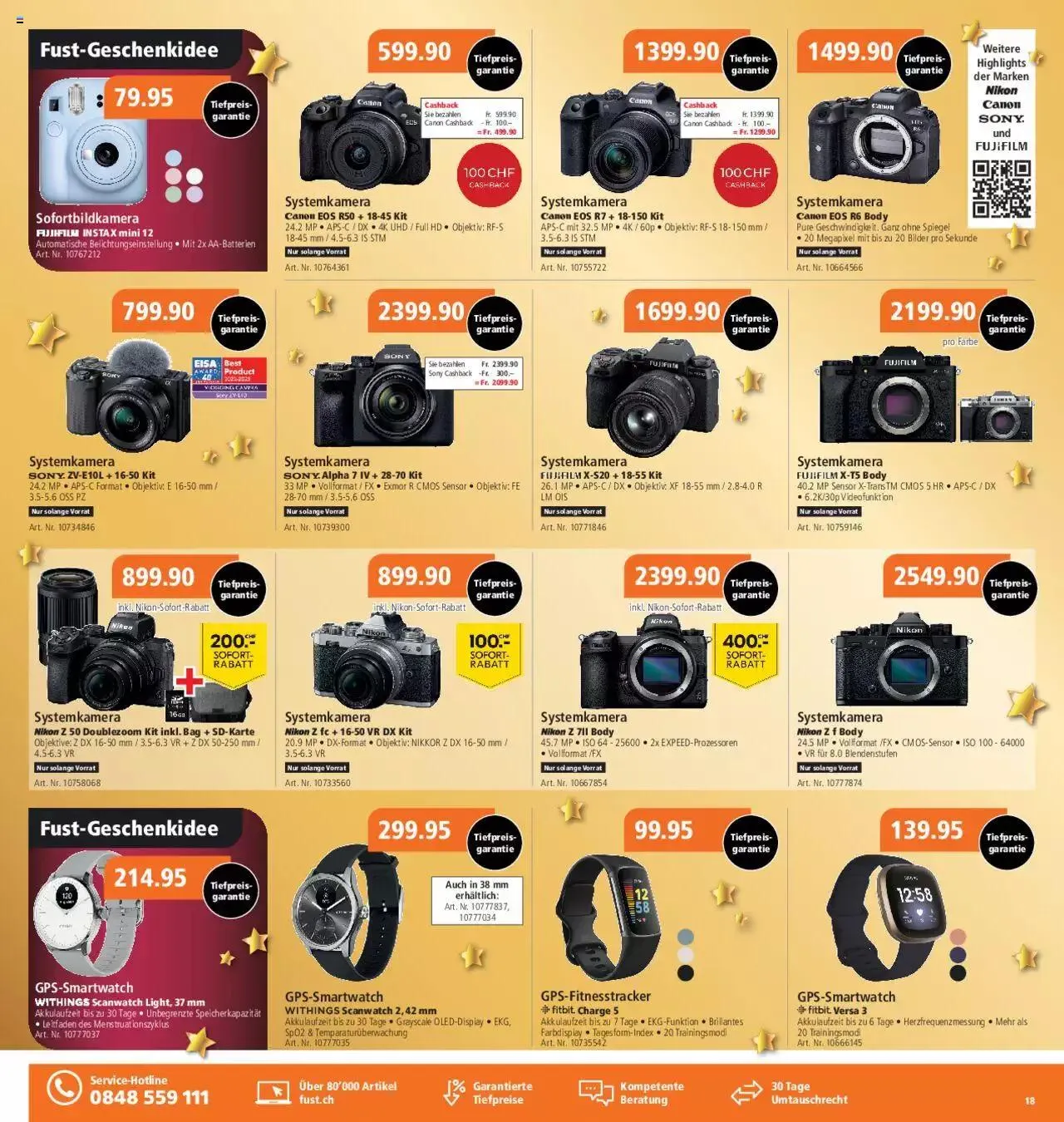 Fust Aktionen von 4. Dezember bis 10. Dezember 2023 - Prospekt seite 18