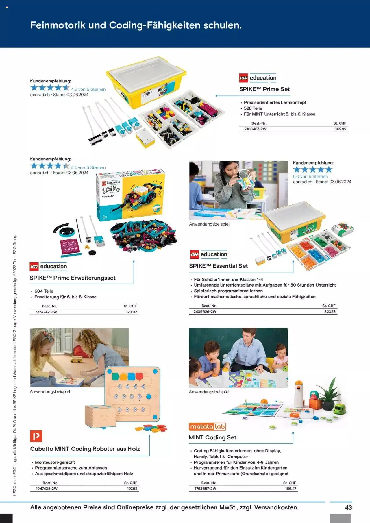 Conrad Aktionen Education von 17. Juni bis 9. Januar 2025 - Prospekt seite  45