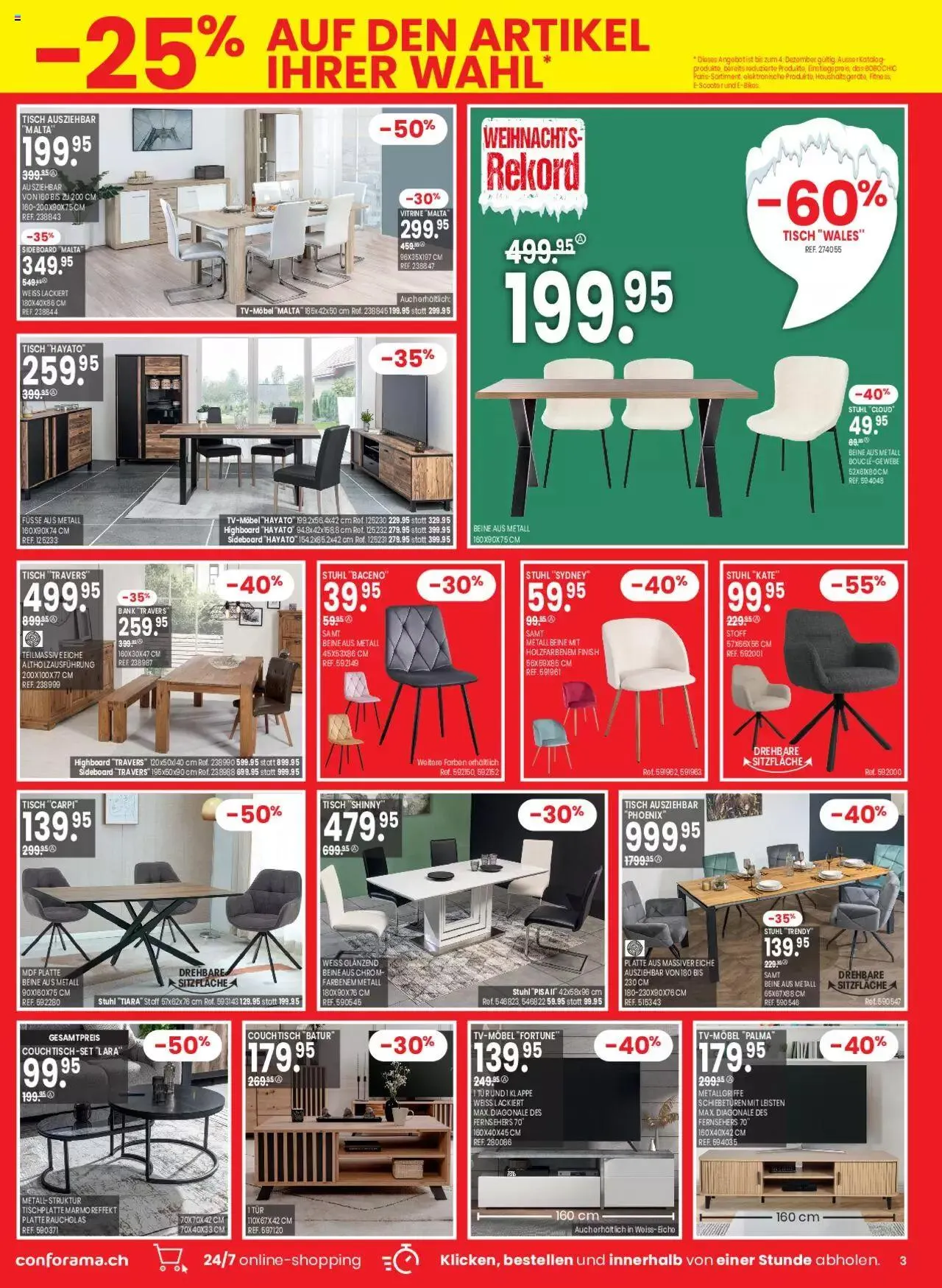 Conforama Aktionen von 28. November bis 11. Dezember 2023 - Prospekt seite 3