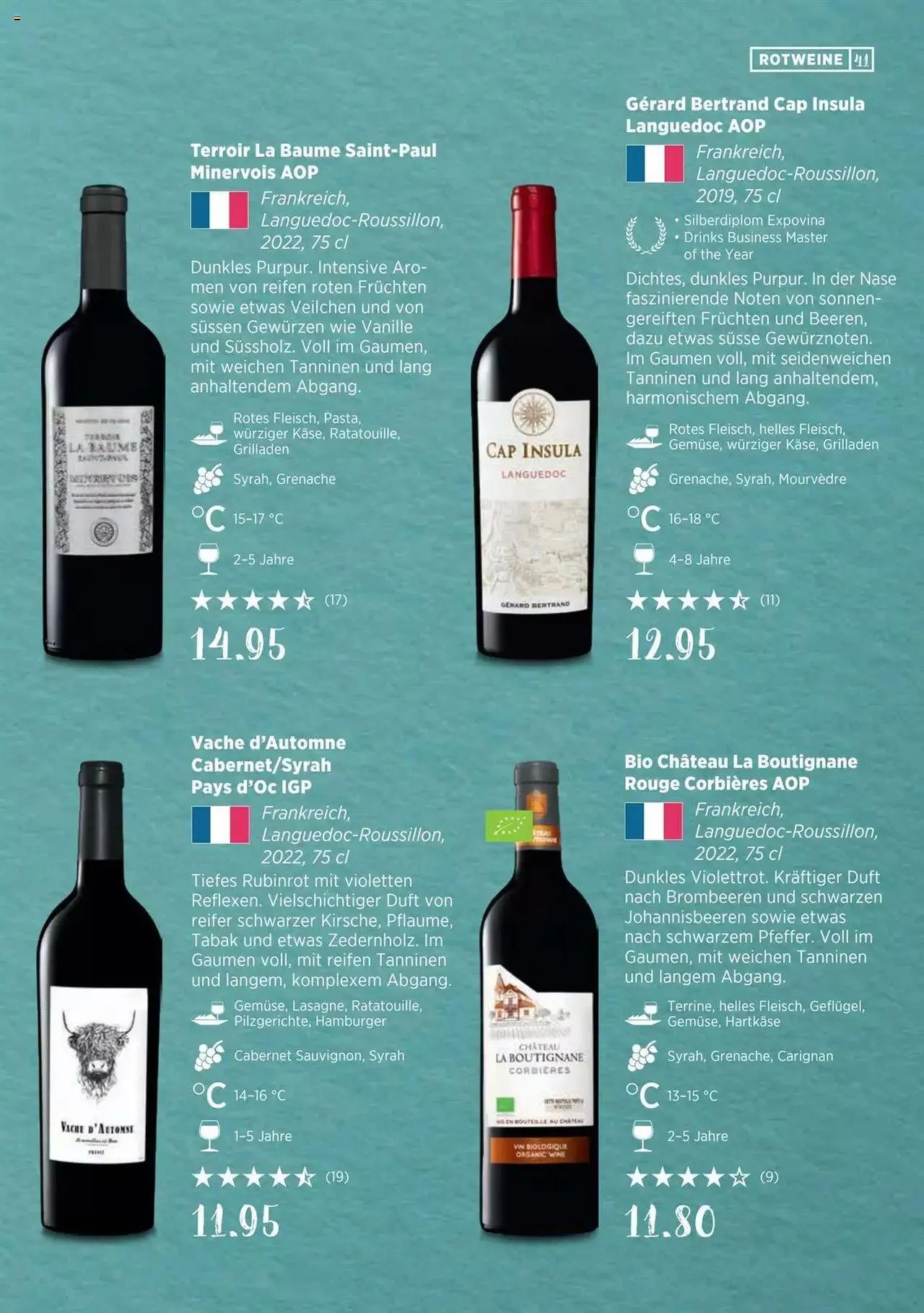 Denner Wine Guide 2023/2024 DE von 11. September bis 31. Dezember 2023 - Prospekt seite  40