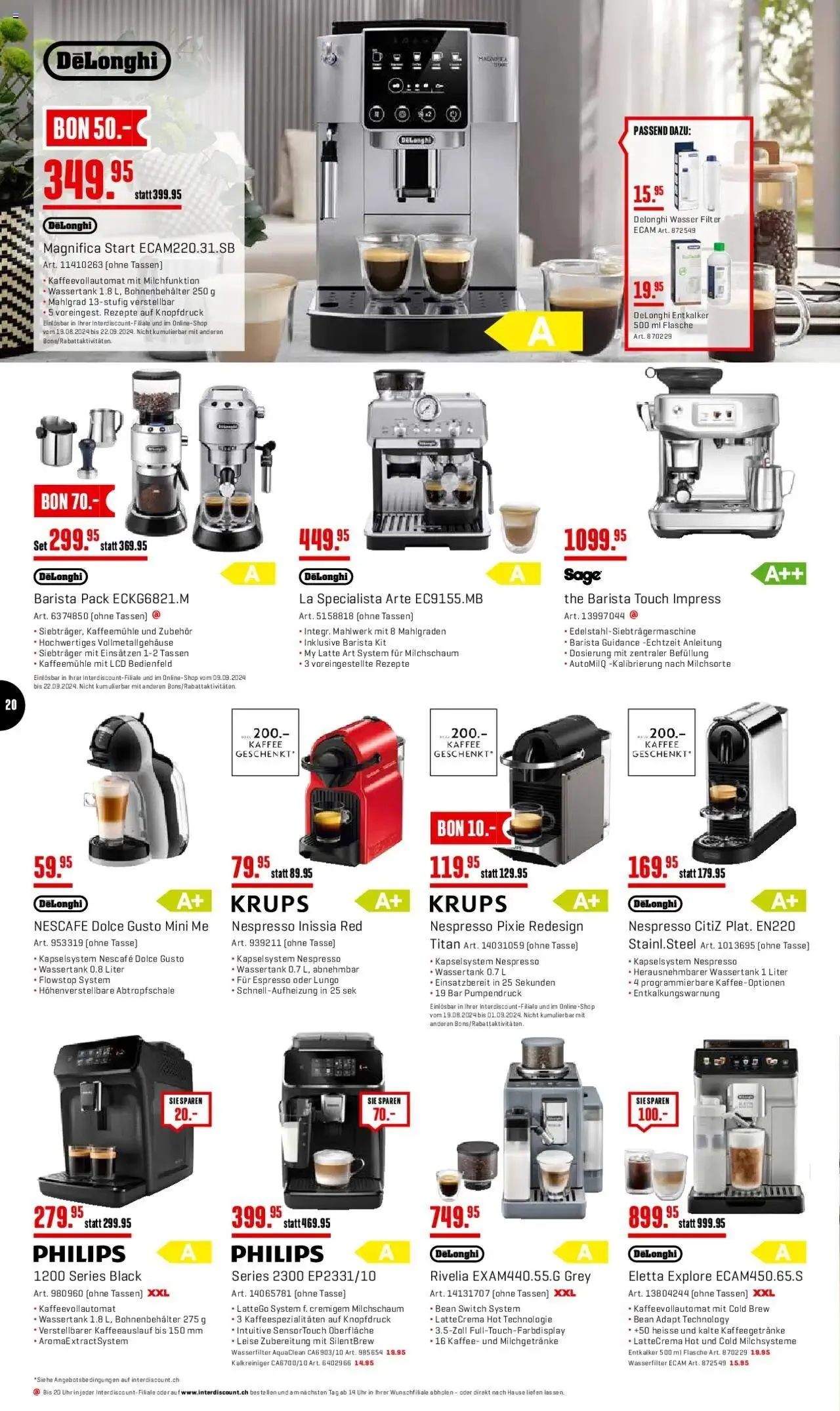 Interdiscount Mobile Prospekt von 9. September bis 22. September 2024 - Prospekt seite  20