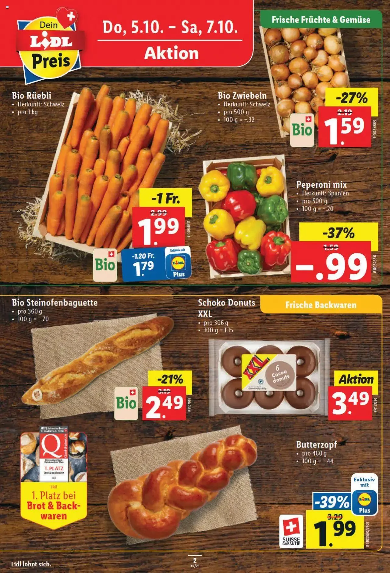 Lidl Aktionen von 5. Oktober bis 11. Oktober 2023 - Prospekt seite 2