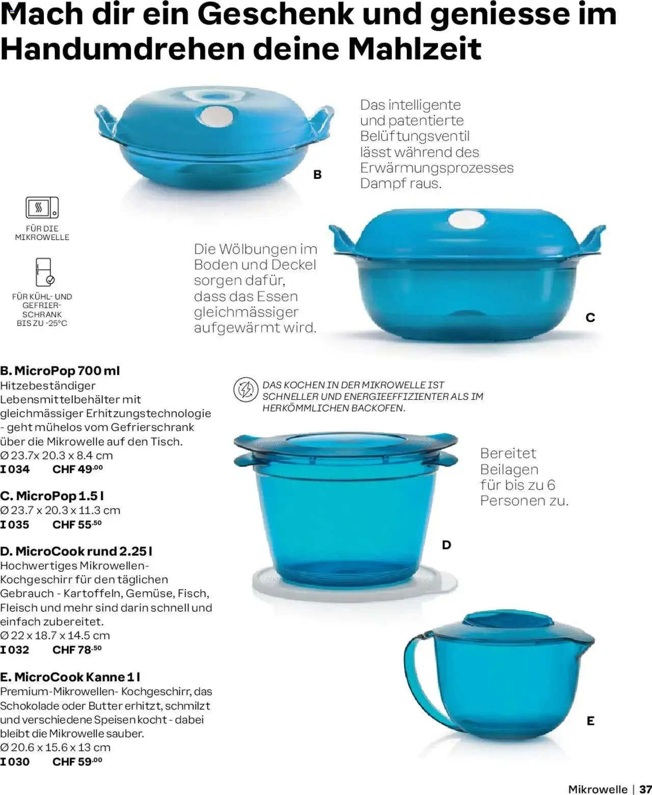 Tupperware Aktionen Herbst / Winter 2024/25 von 2. September bis 31. Dezember 2024 - Prospekt seite 37