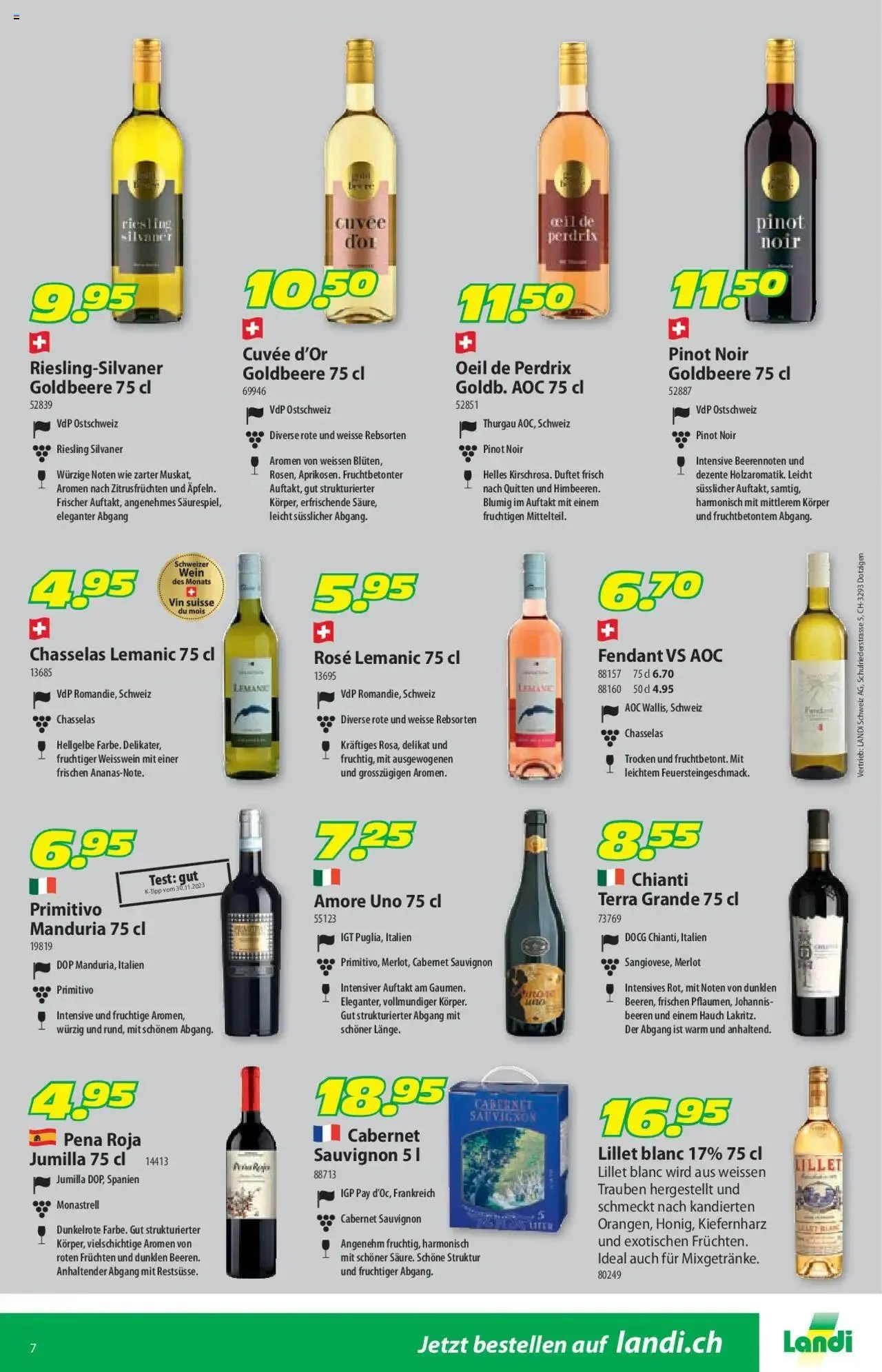 Landi Aktionen von 5. August bis 18. August 2024 - Prospekt seite  11