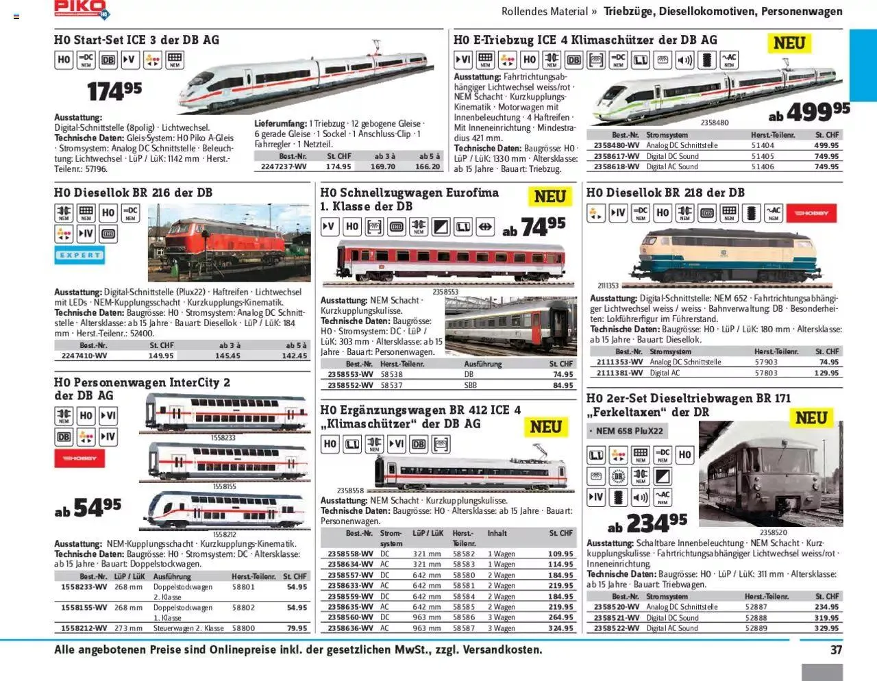 Conrad - Modellbahn 2021/22 von 1. Januar bis 31. Dezember 2023 - Prospekt seite 39