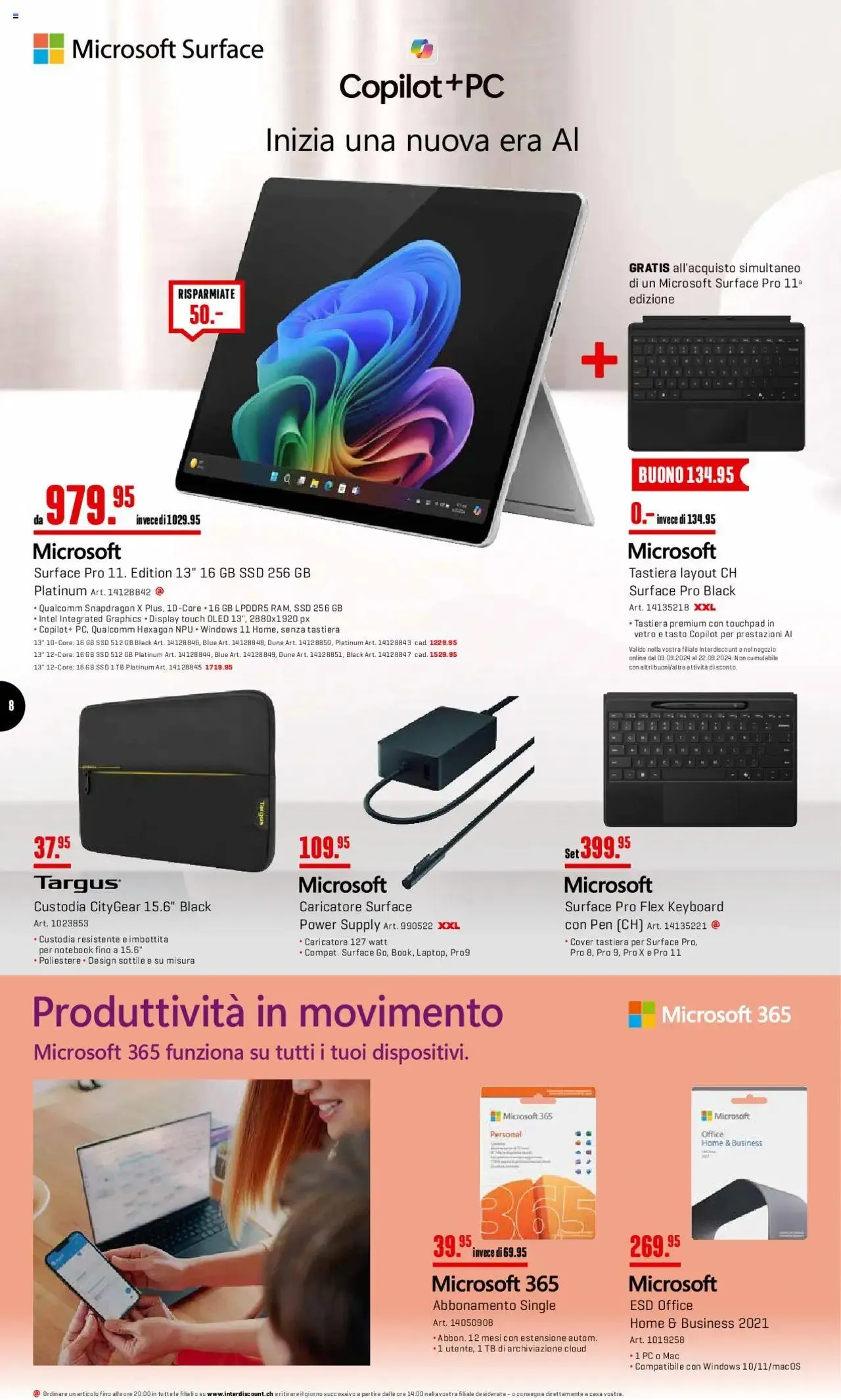 Interdiscount Prospetto - Mobile von 9. September bis 22. September 2024 - Prospekt seite  8
