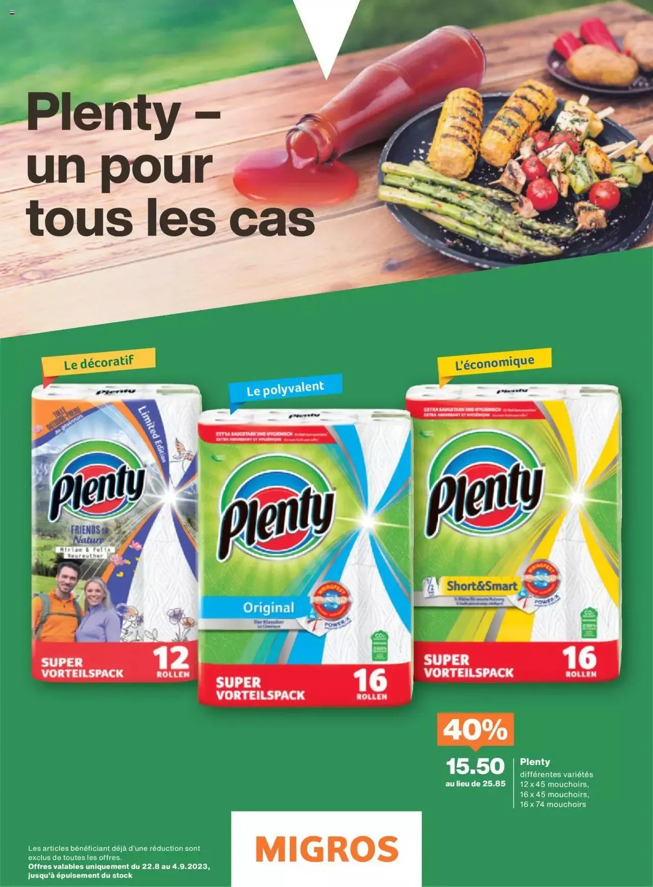 Migros - Magazin FR von 21. August bis 31. Dezember 2023 - Prospekt seite 40