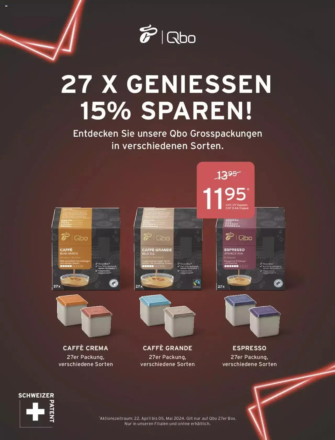 Tchibo Aktionen von 22. April bis 31. Dezember 2024 - Prospekt seite  159