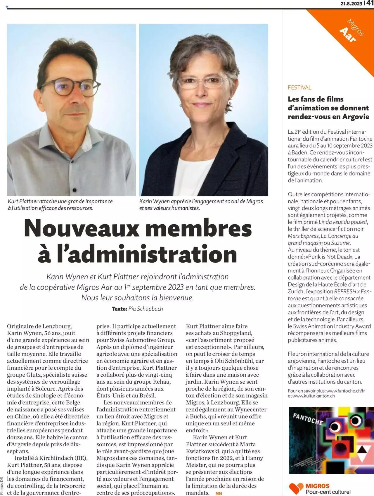 Migros - Magazin FR von 21. August bis 31. Dezember 2023 - Prospekt seite  41