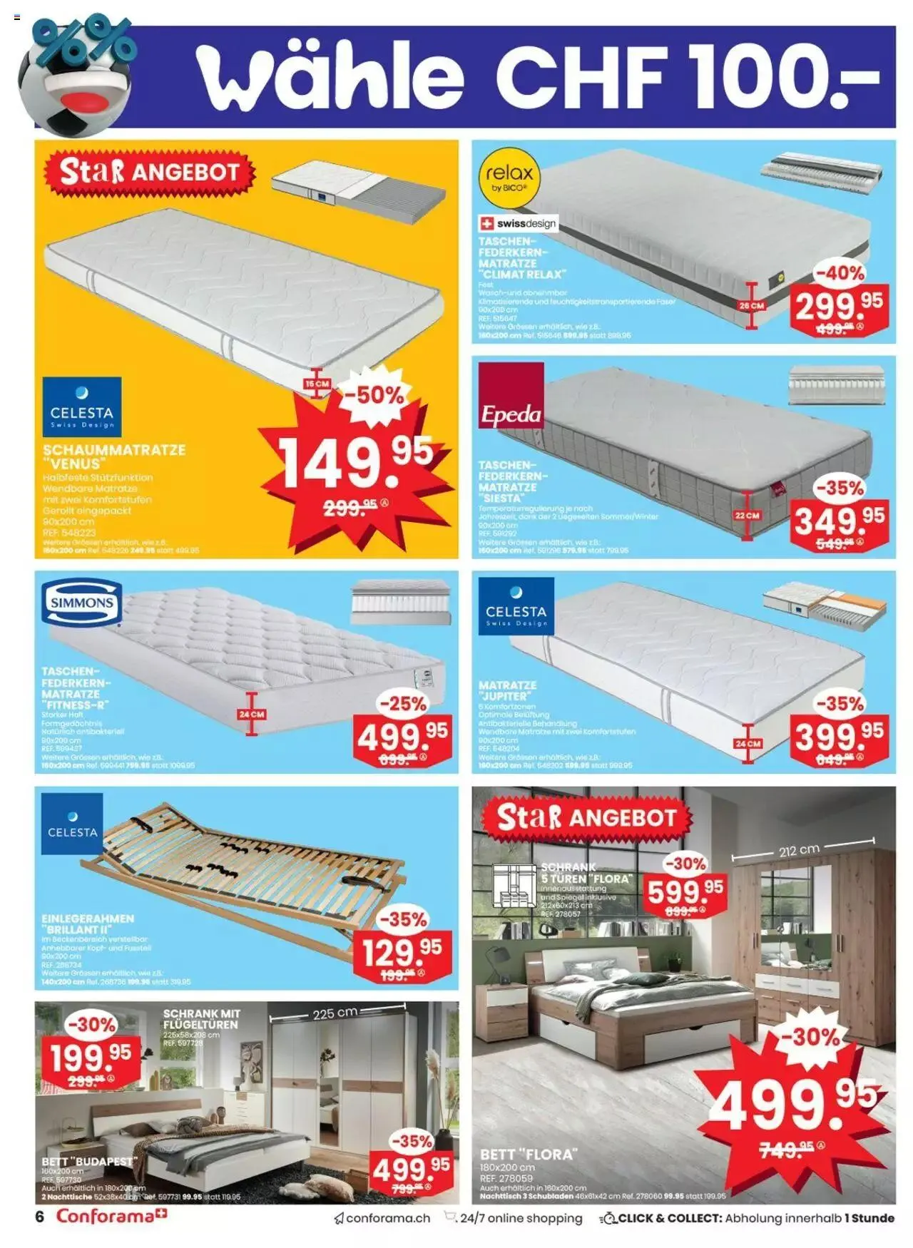 Conforama Aktionen von 4. Juni bis 17. Juni 2024 - Prospekt seite 6