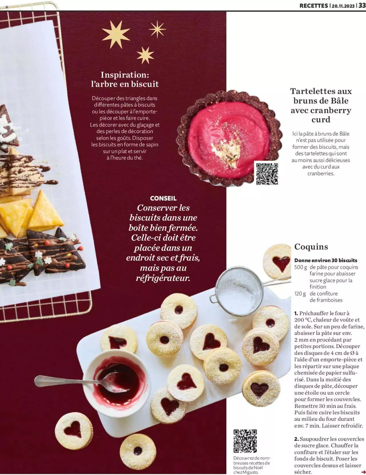 Migros Magazin FR von 20. November bis 31. Dezember 2023 - Prospekt seite  33