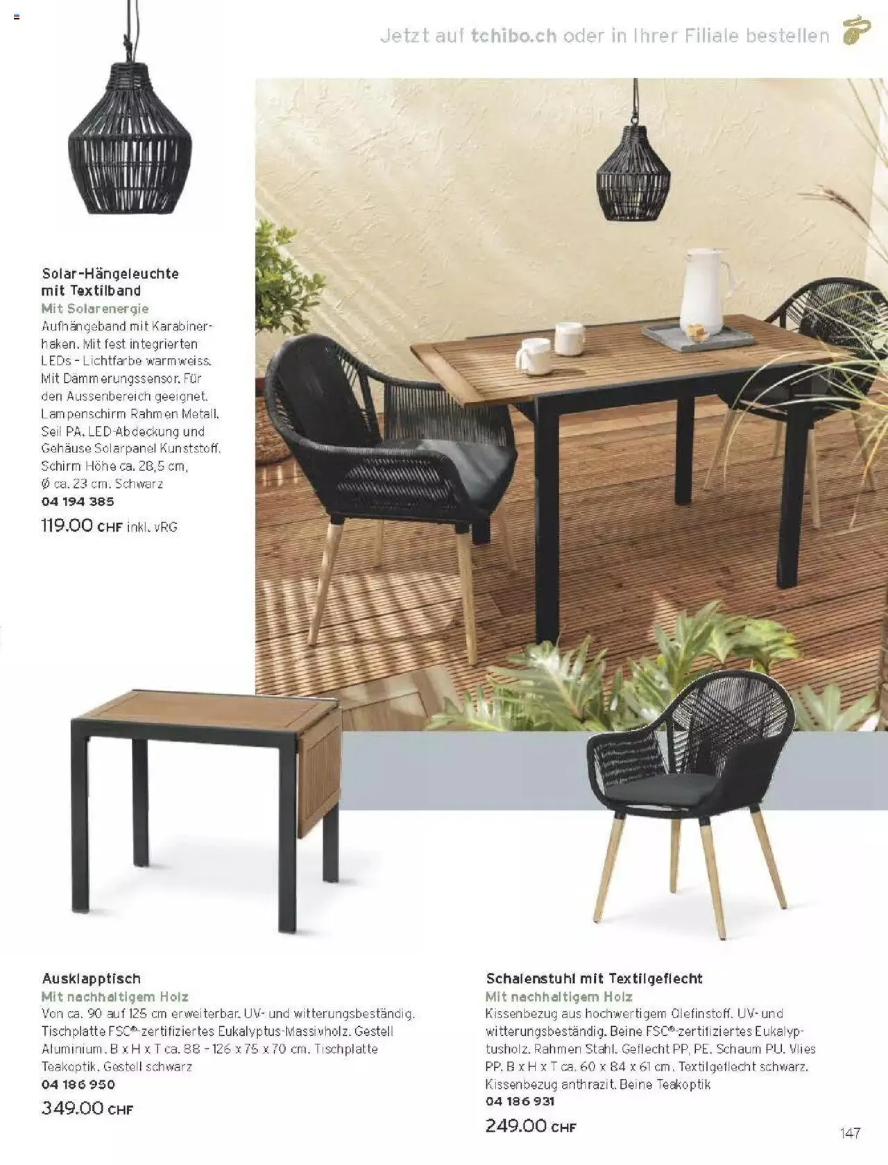 Tchibo Aktionen von 15. März bis 31. Dezember 2024 - Prospekt seite  147