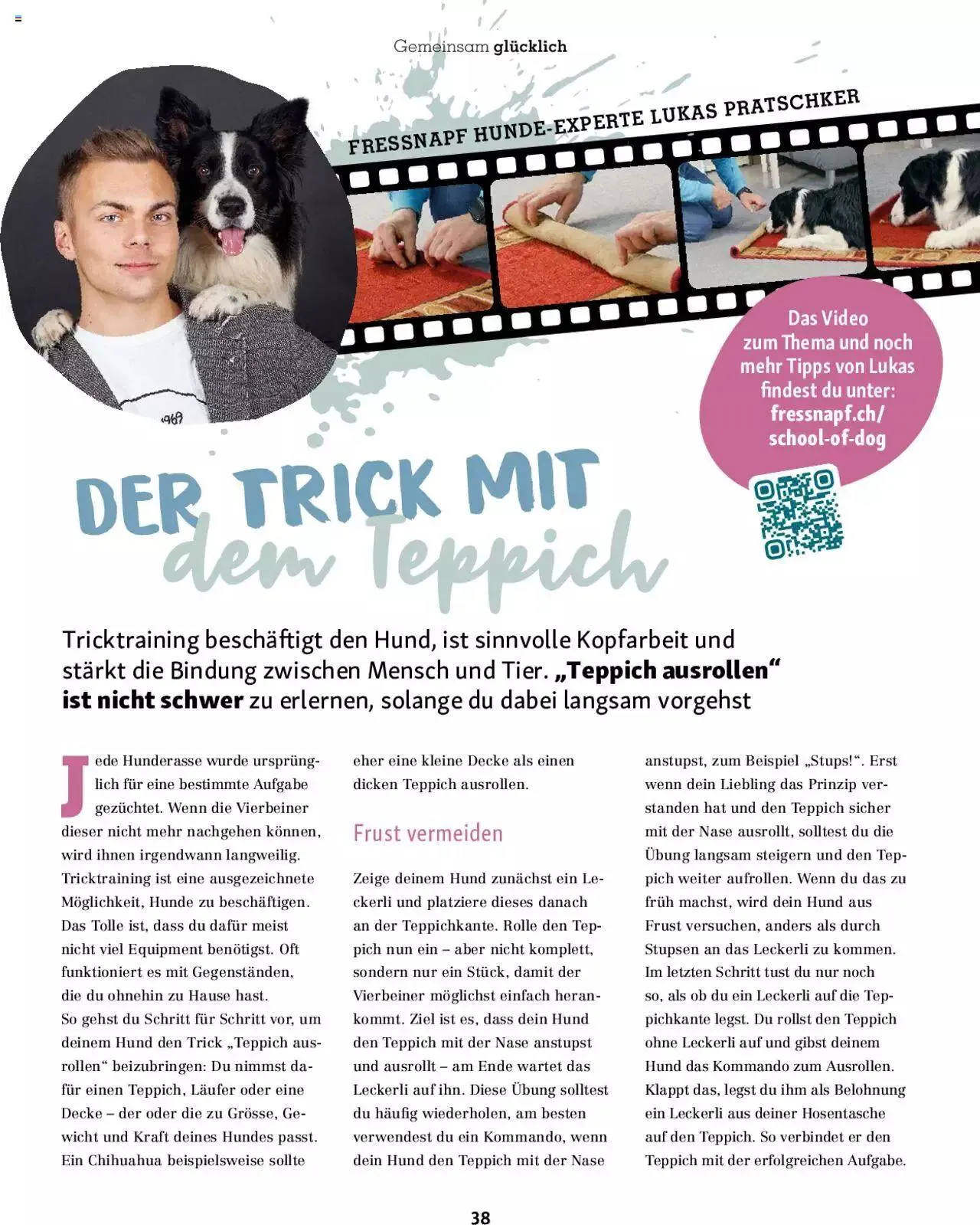 Fressnapf Magazin von 1. September bis 31. Oktober 2023 - Prospekt seite 38