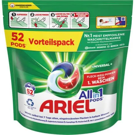 Ariel Pods All-in1 Universal 52 Waschgänge