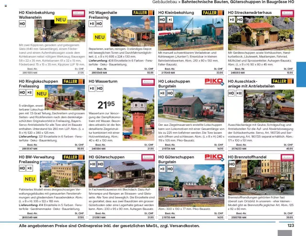 Conrad Modellbahn Katalog 2023/24 von 5. September bis 31. Dezember 2023 - Prospekt seite  125