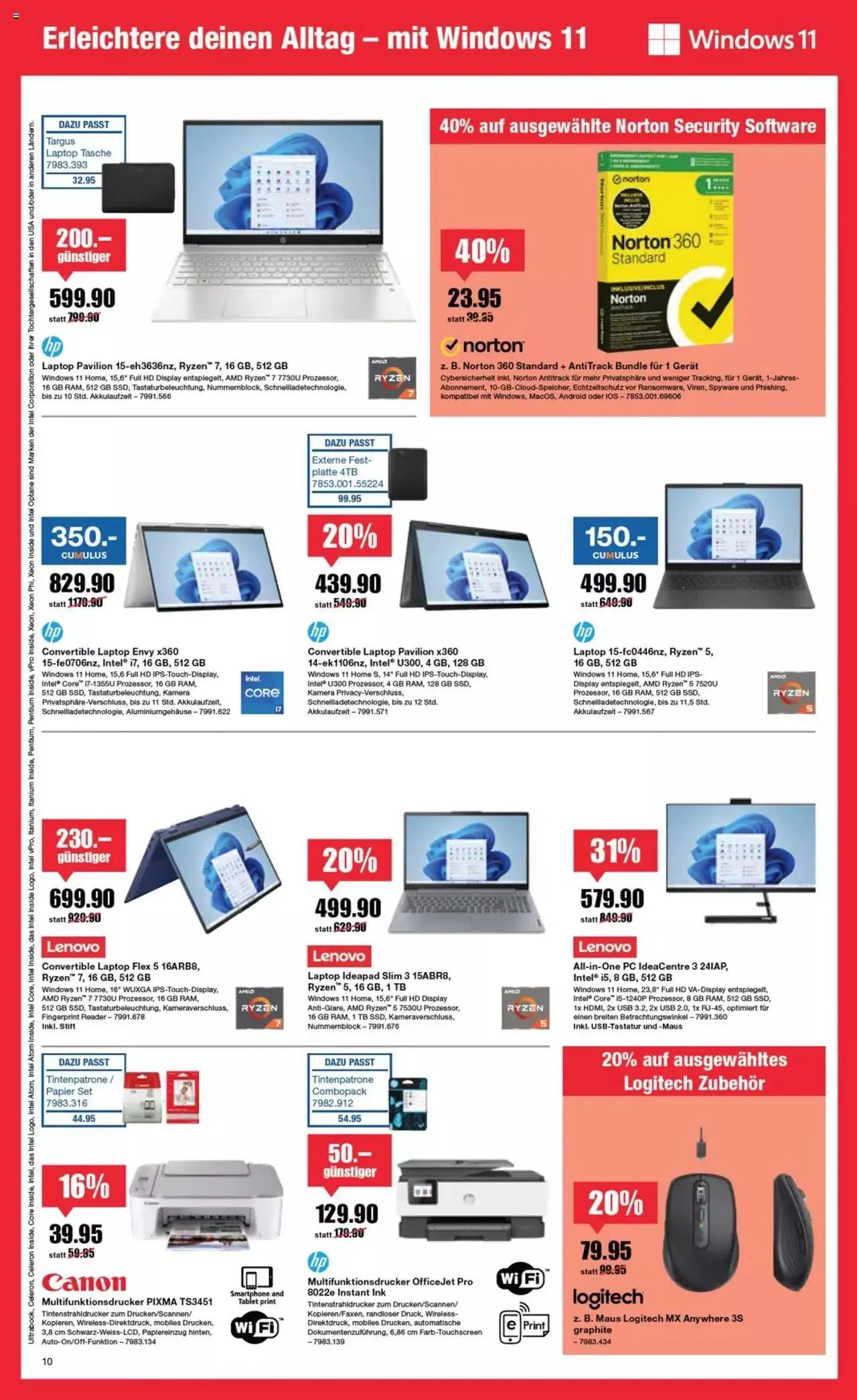 Melectronics Aktionen von 26. Dezember bis 15. Januar 2024 - Prospekt seite  10