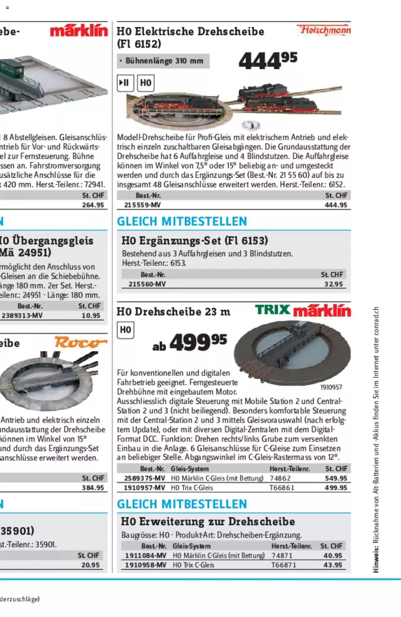 Conrad - Modellbahn Katalog 2022/23 von 5. September bis 31. Dezember 2023 - Prospekt seite  196