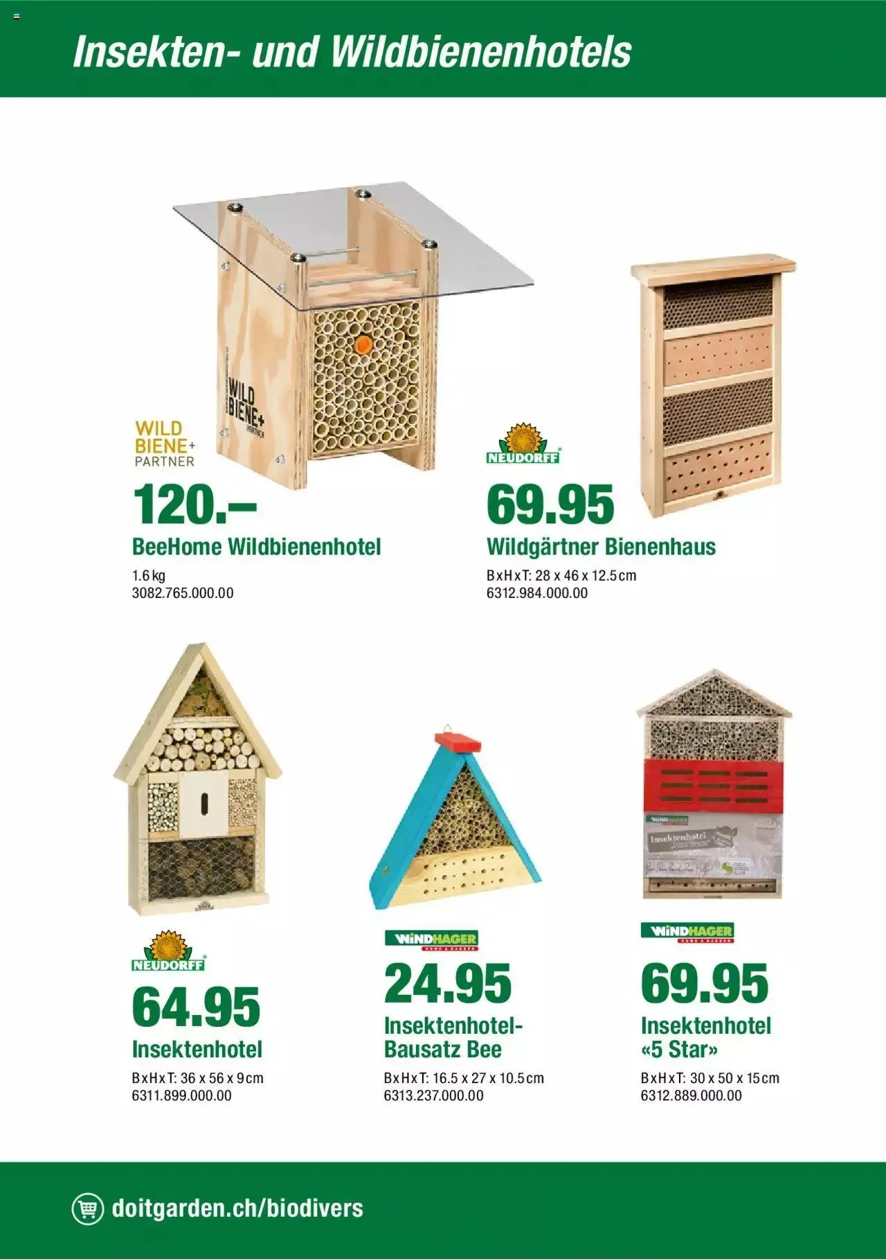 DO IT+GARDEN MIGROS - Biodiversität Broschüre von 9. März bis 31. Dezember 2024 - Prospekt seite  21