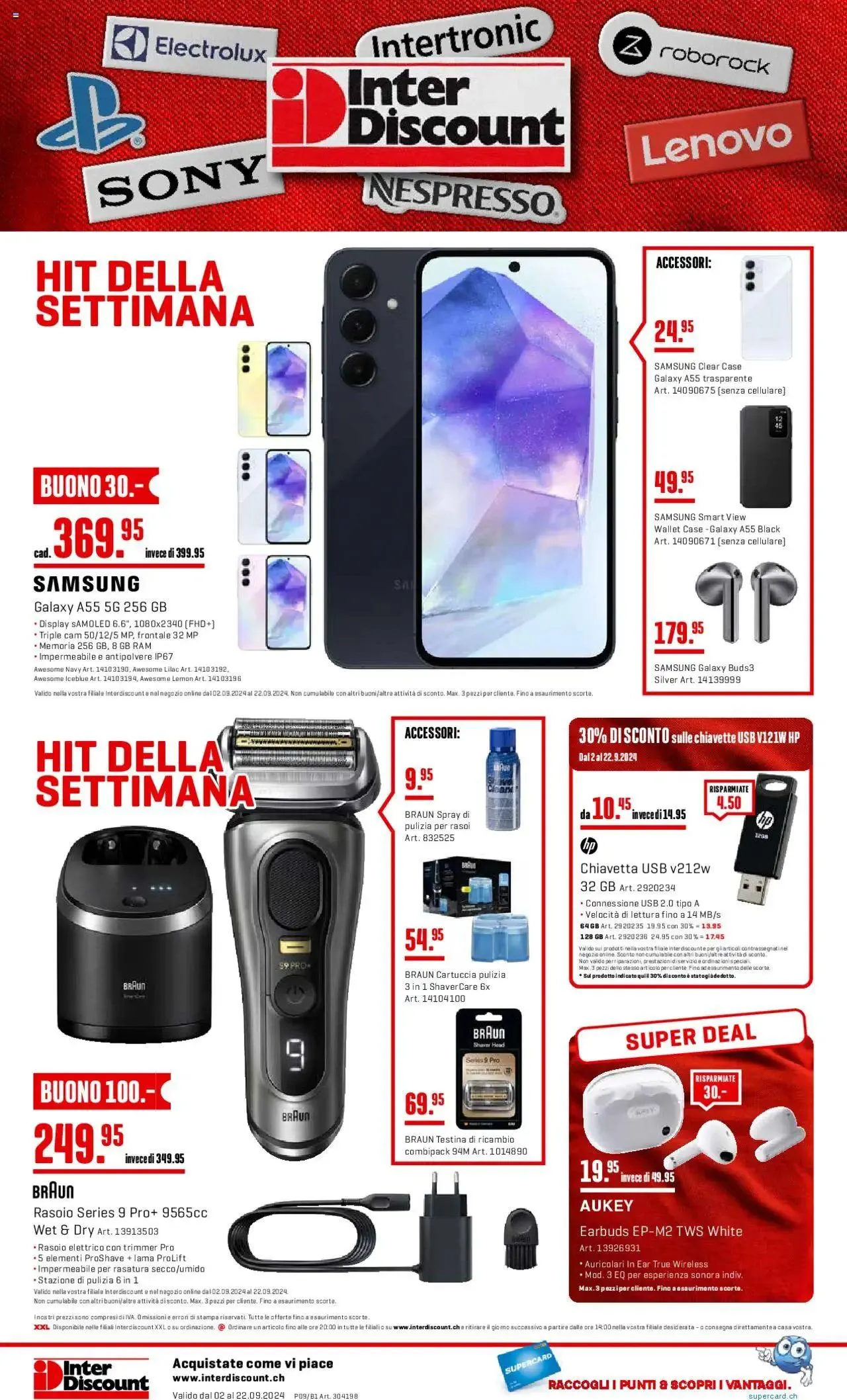 Interdiscount Prospetto von 2. September bis 22. September 2024 - Prospekt seite  32