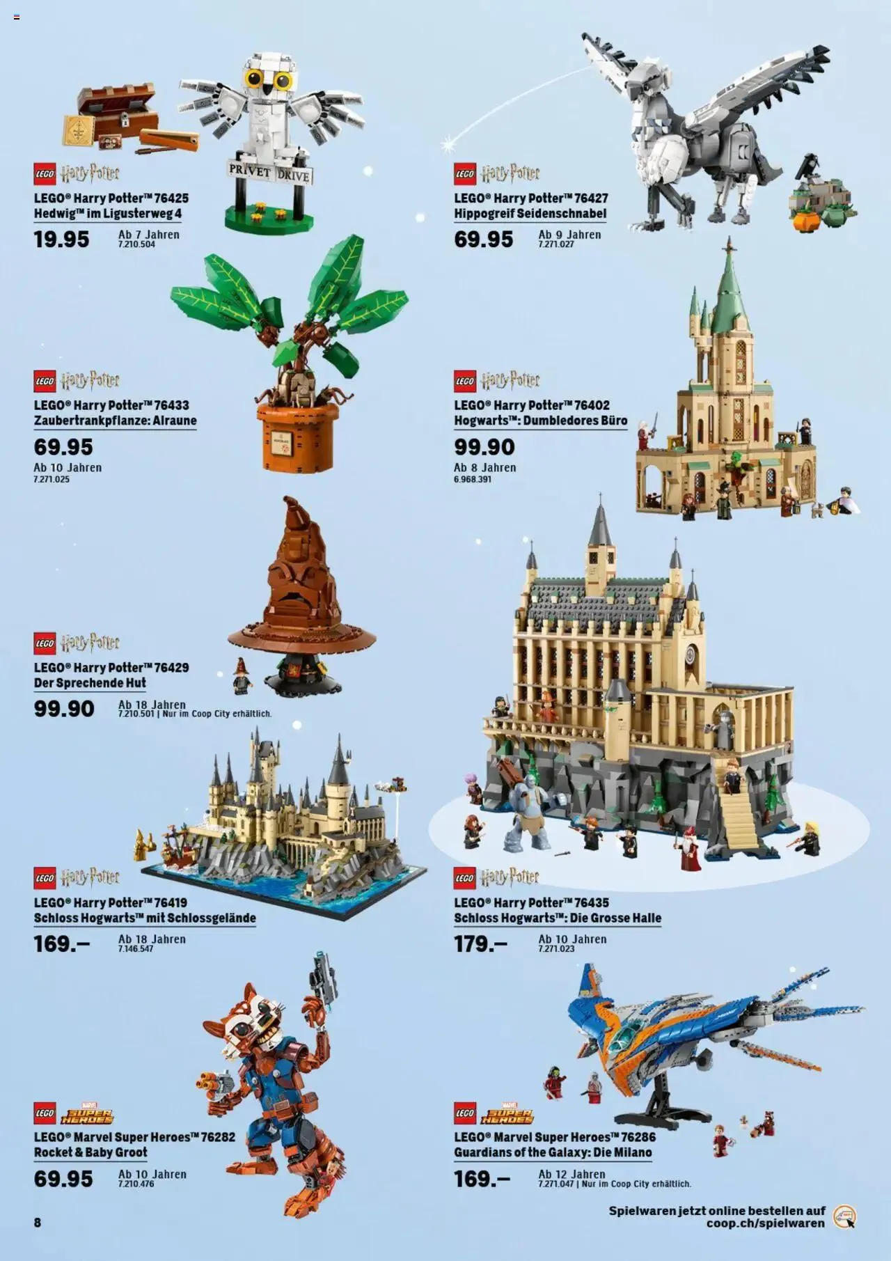 Coop City Aktionen Magische Geschenkideen von 14. Oktober bis 31. Dezember 2024 - Prospekt seite  10