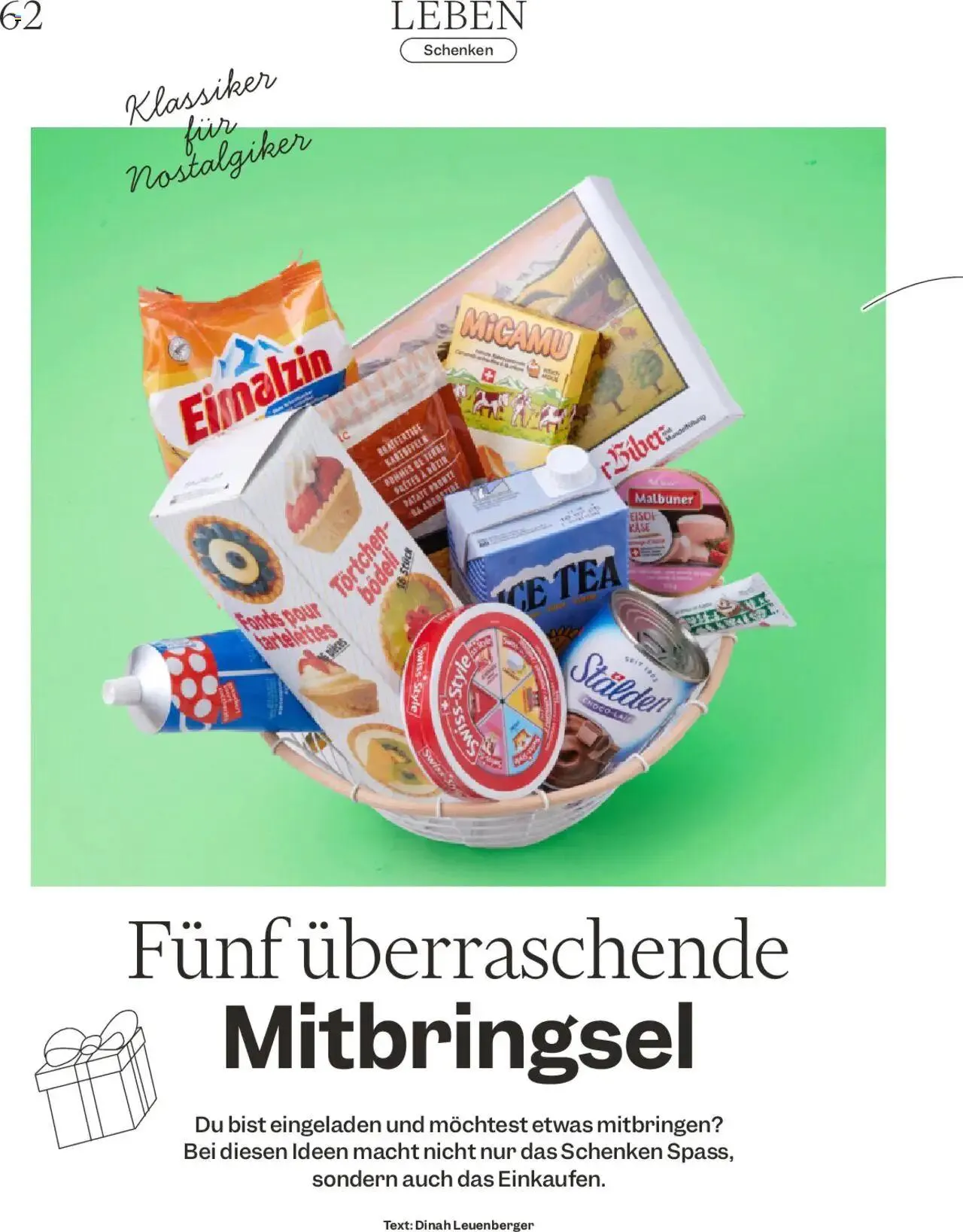 Migros - Magazin von 21. Oktober bis 27. Oktober 2024 - Prospekt seite  62