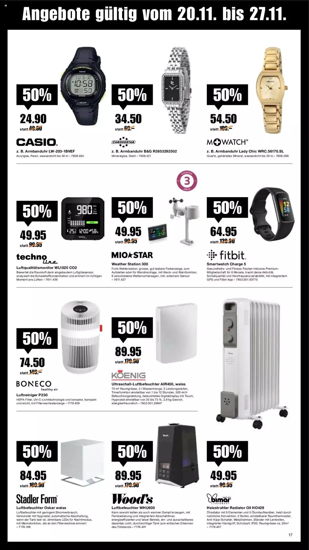 Melectronics Black Friday von 20. November bis 27. November 2023 - Prospekt seite  17