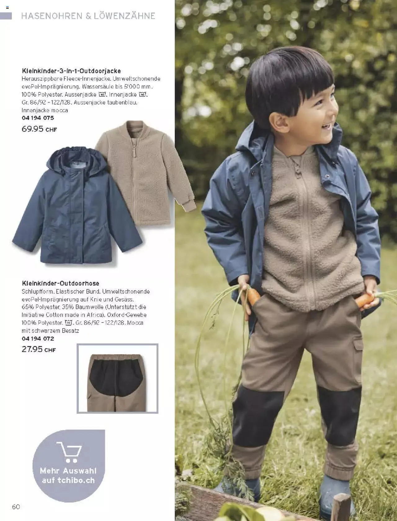 Tchibo Aktionen von 15. März bis 31. Dezember 2024 - Prospekt seite 60