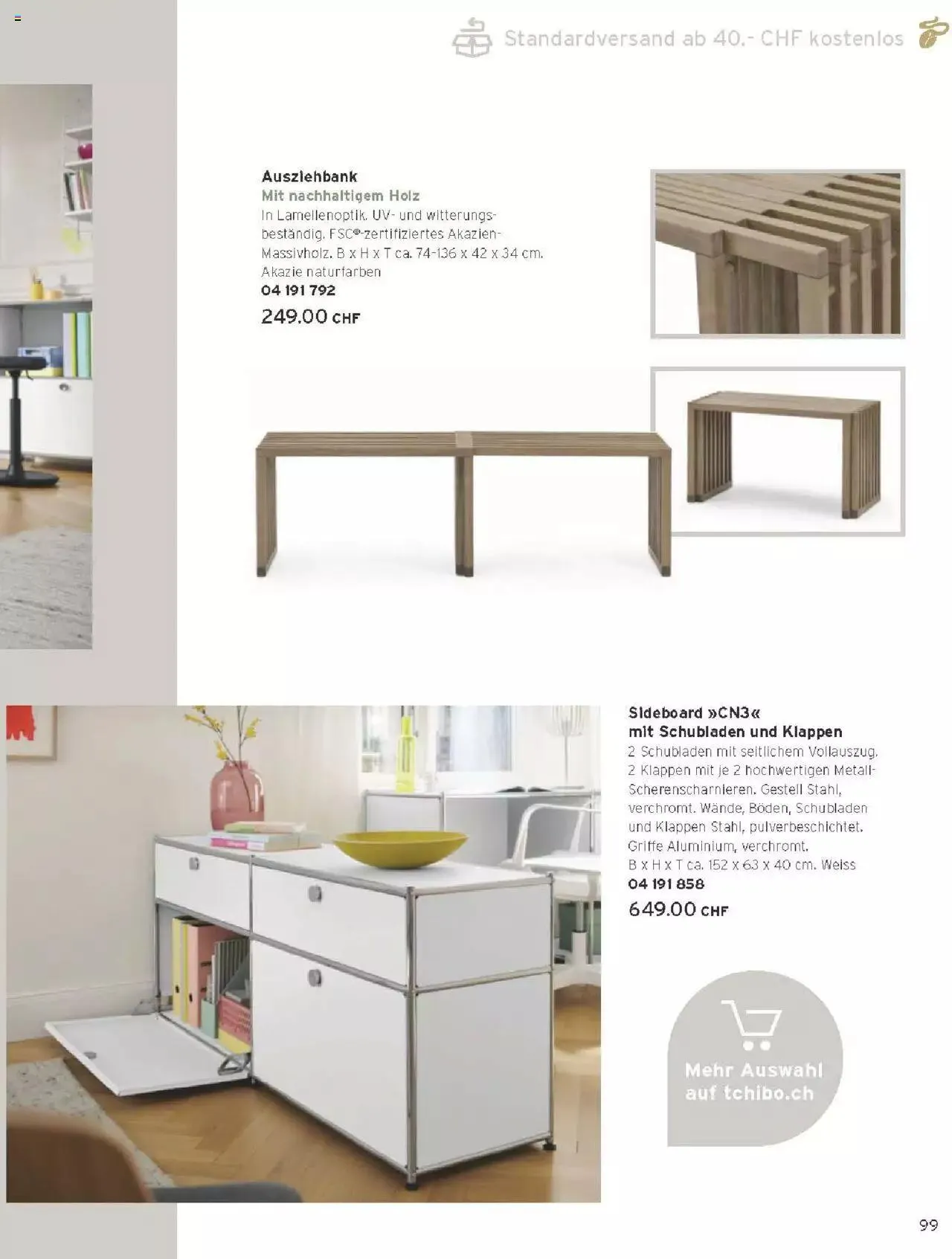 Tchibo Aktionen von 15. März bis 31. Dezember 2024 - Prospekt seite  99